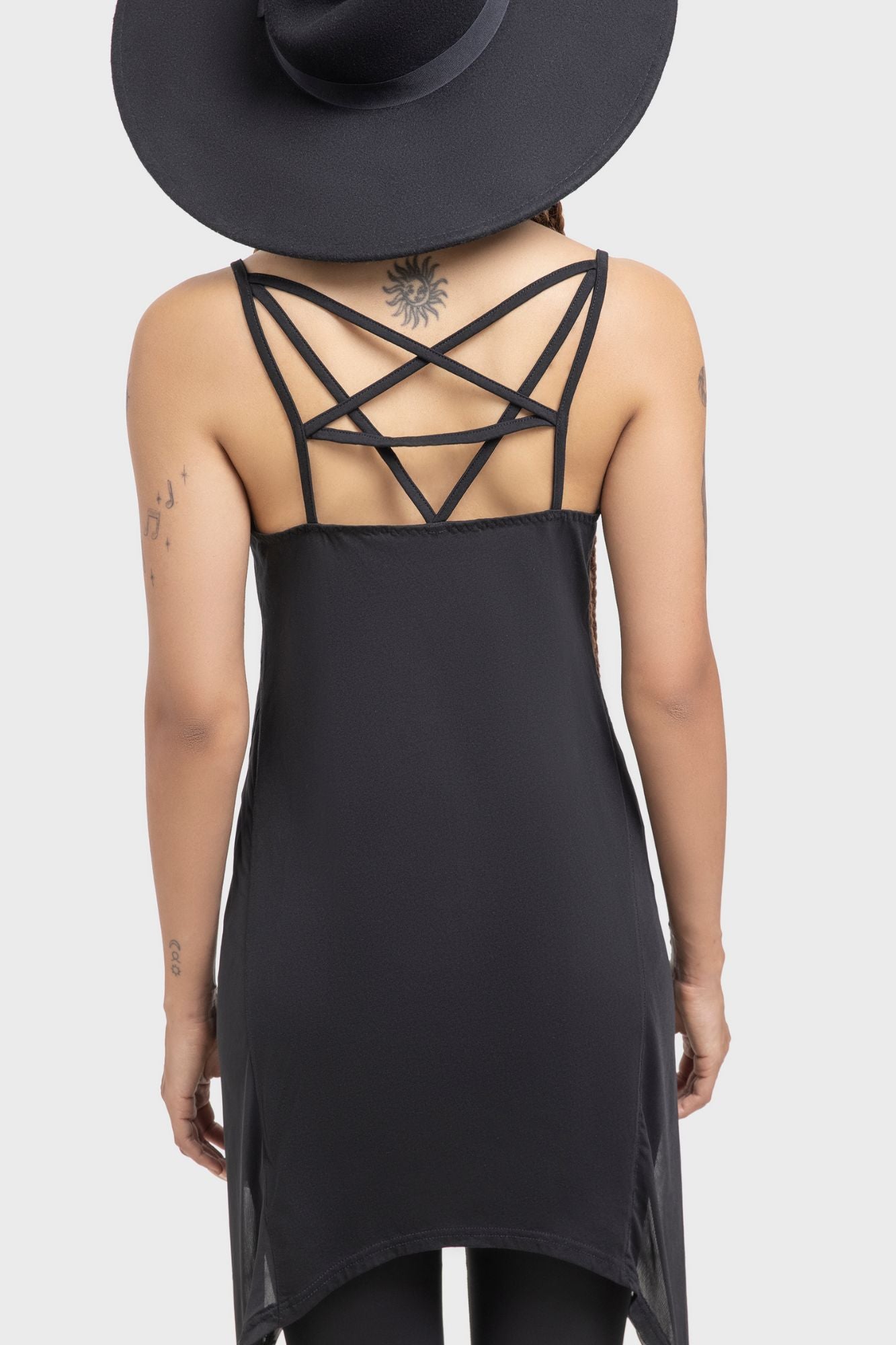 Killstar Lost Boys Boardwalk Cami Dress with Sheer Panels