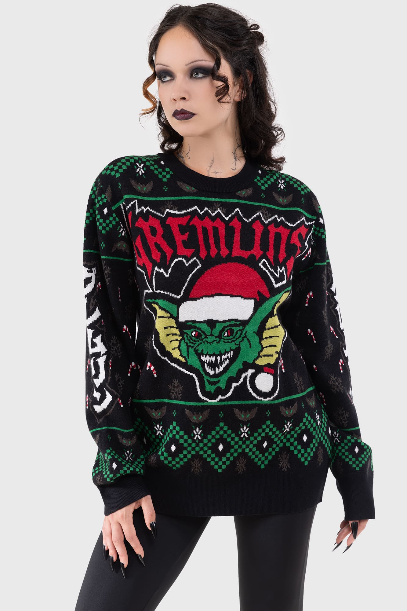 Gremlins Graphic Sweater | Official Licensed Crew Neck Pullover