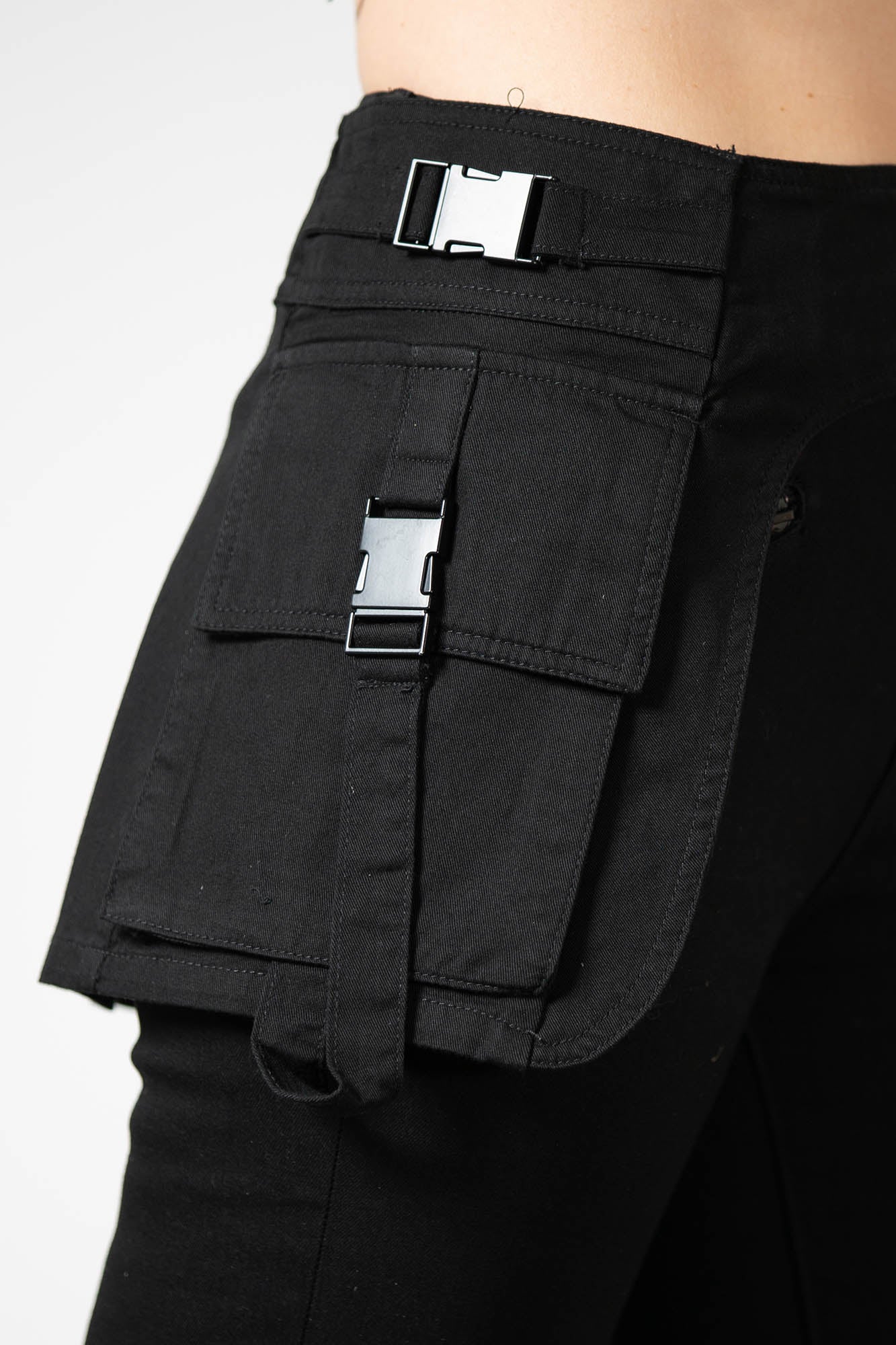 Killstar Glitch Denim Pocket Belt - Adjustable Unisex Style