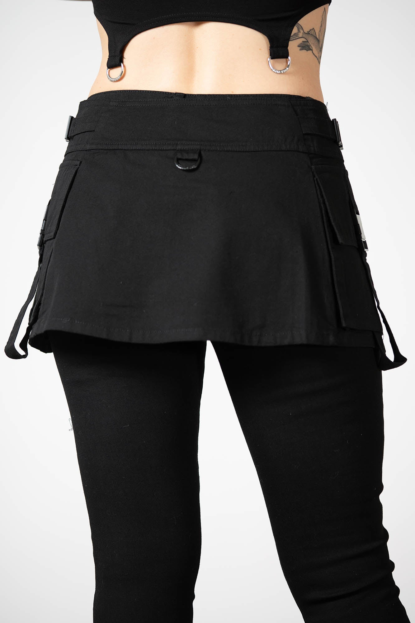 Killstar Glitch Denim Pocket Belt - Adjustable Unisex Style