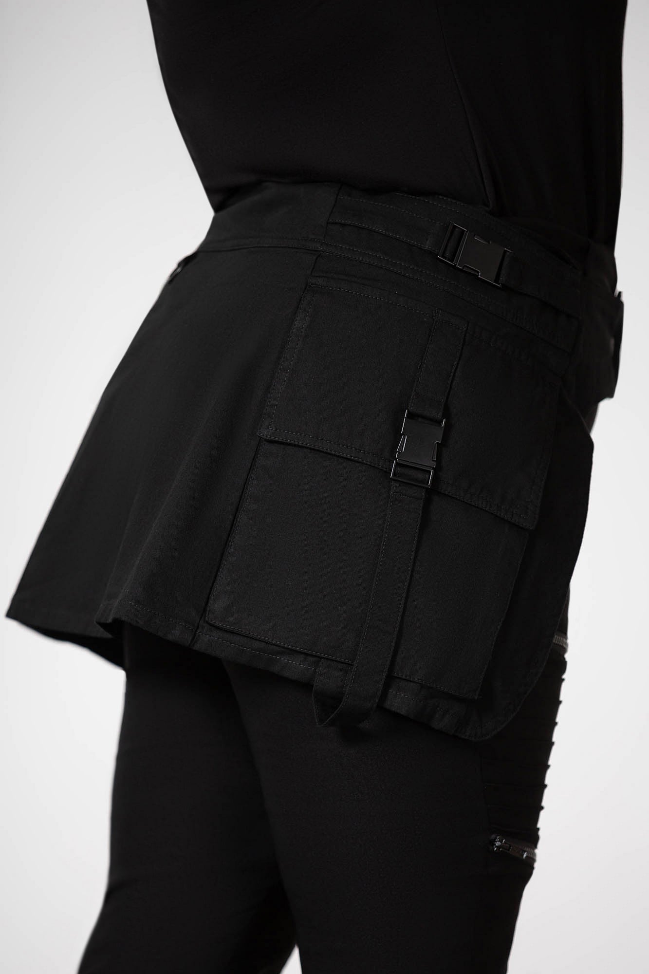Killstar Glitch Denim Pocket Belt - Adjustable Unisex Style