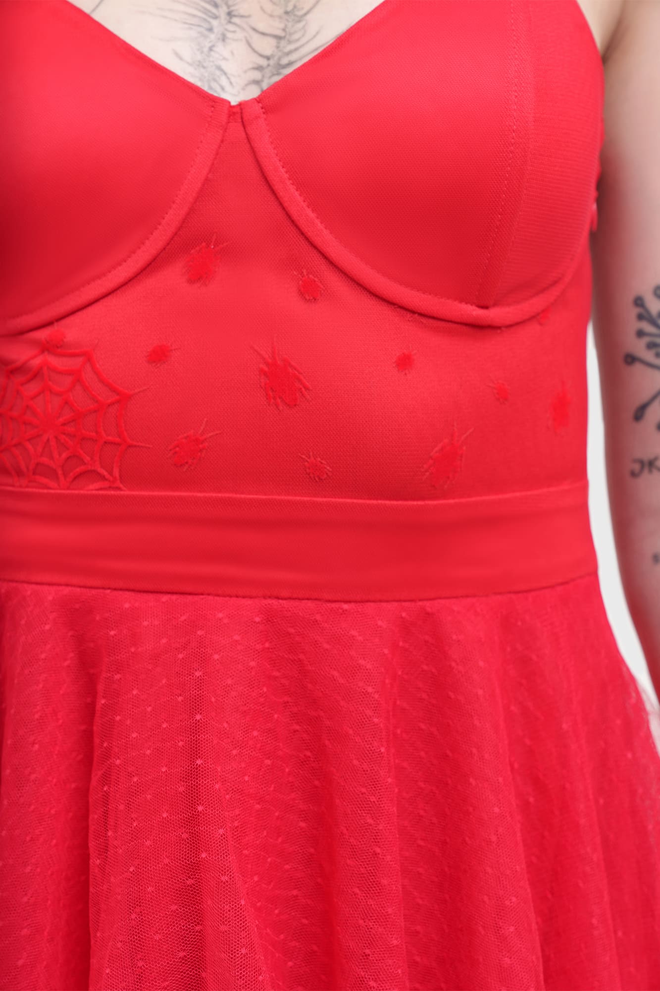 Killstar Lydia Deetz Beetlejuice Maxi Dress with Bug Embroidery