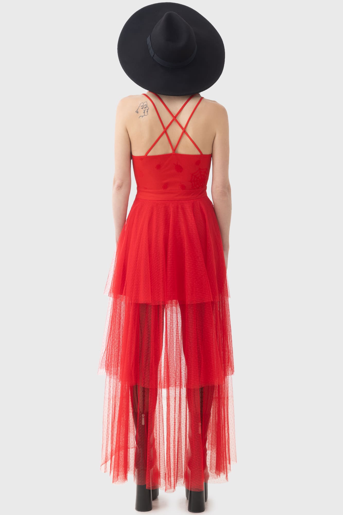 Killstar Lydia Deetz Beetlejuice Maxi Dress with Bug Embroidery