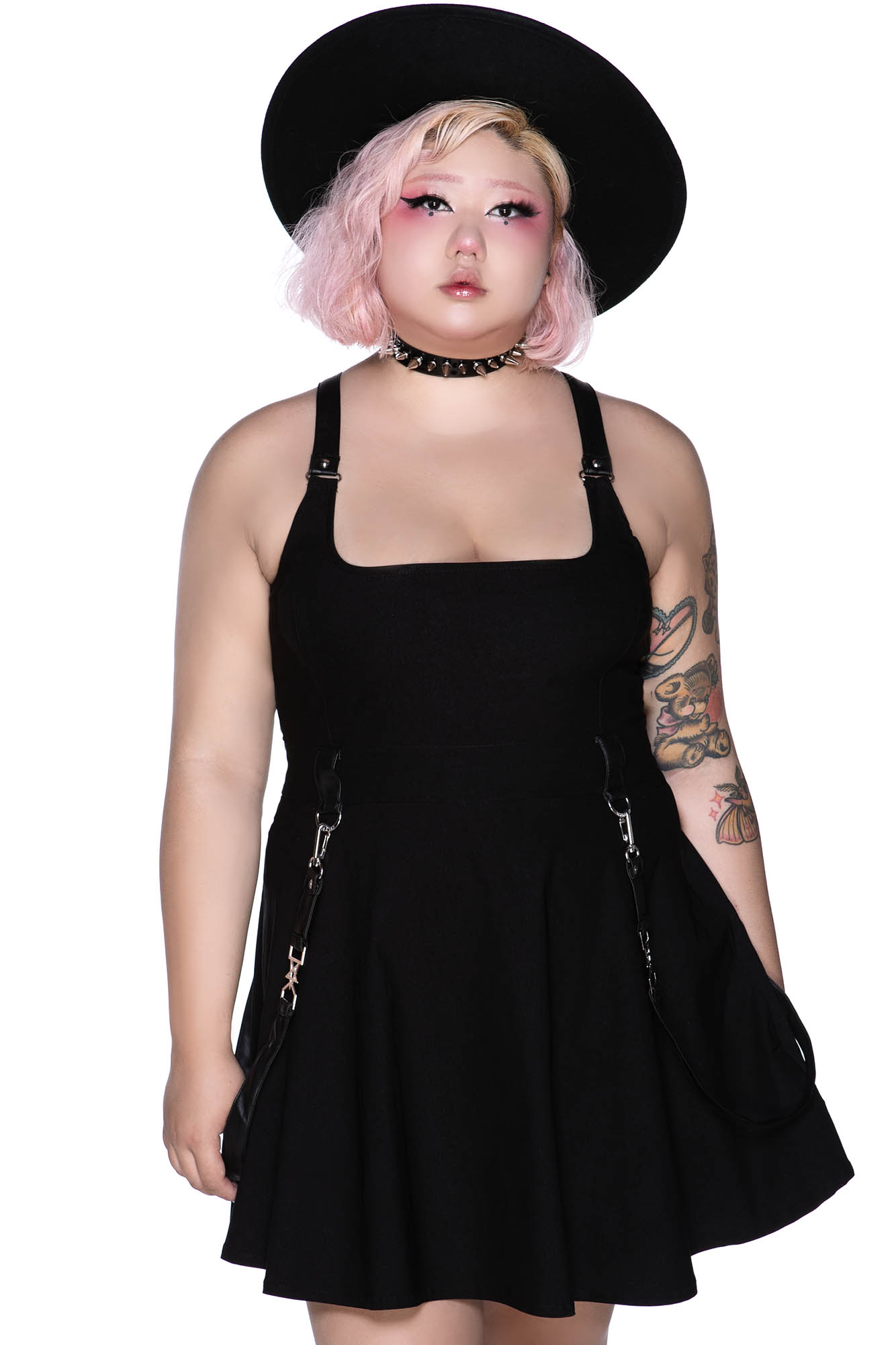 Killstar Oh My Ghoul Skater Dress with Removable Straps