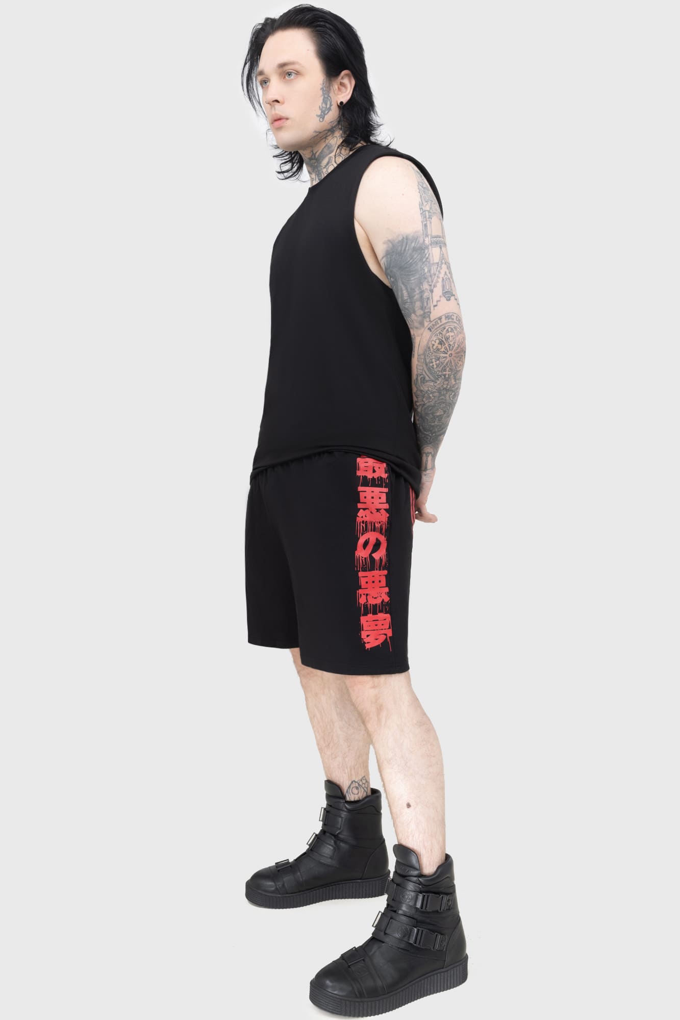 Ice Nine Kills Psychos Only Jersey Shorts - Cotton, Loose Fit