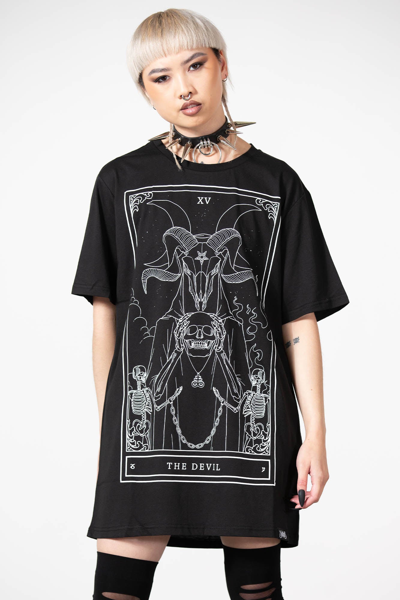 Killstar Soul Card Cotton T-Shirt - Unisex Fitted Crew Neck