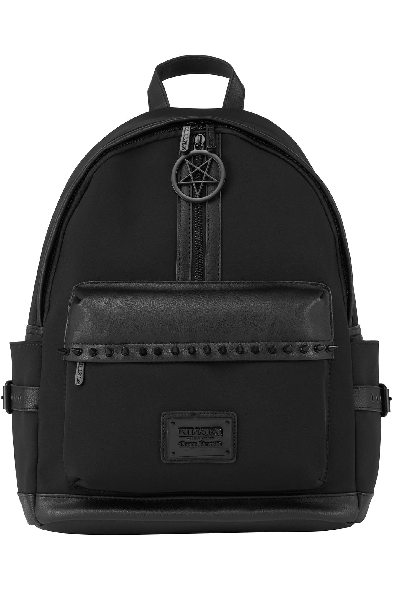 Killstar Speak of The Devil Backpack - Gothic Statement Print with Studs
