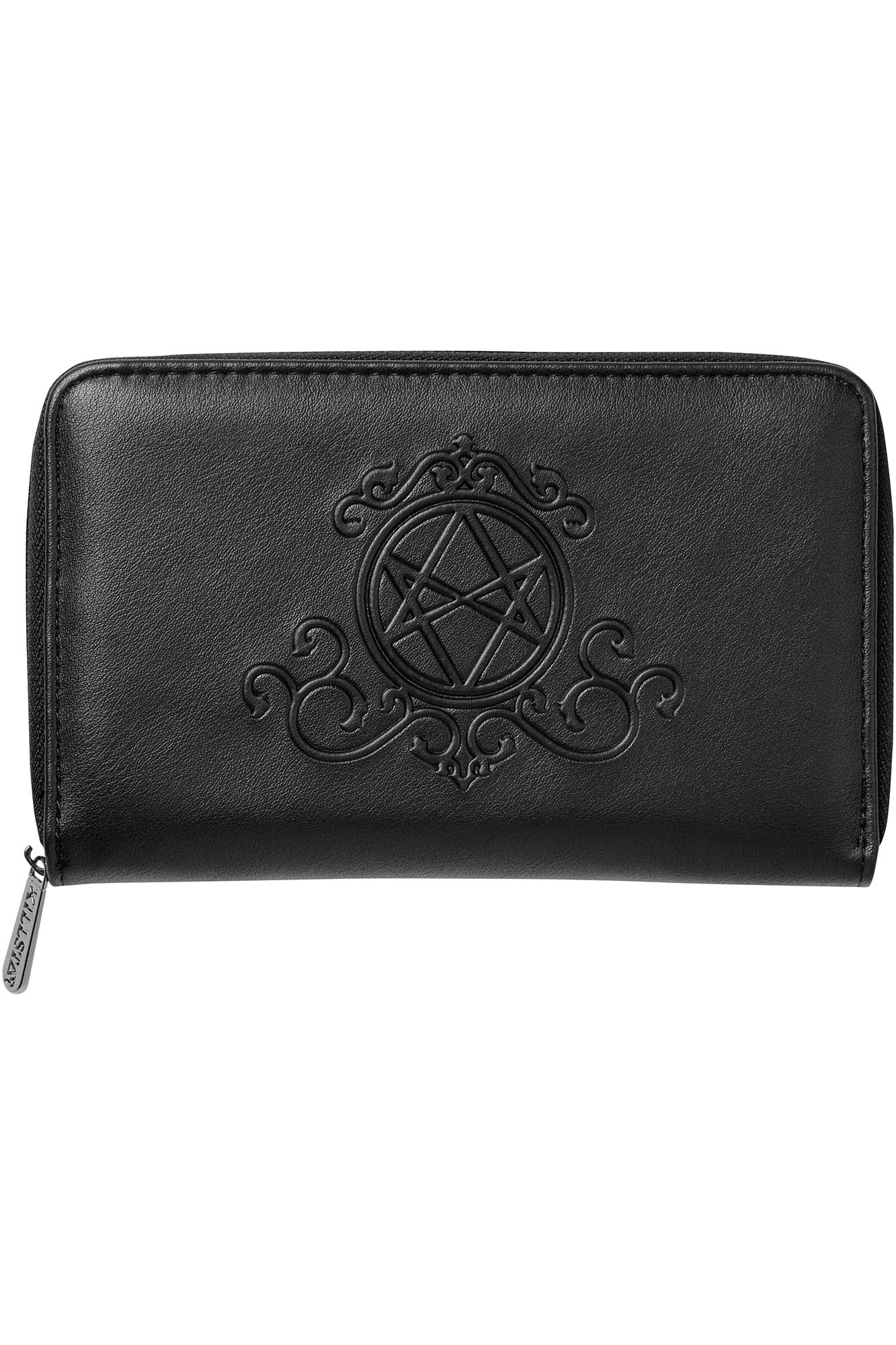 Killstar Spellcaster Wallet - Gothic PU Leather Zip Coin Pocket