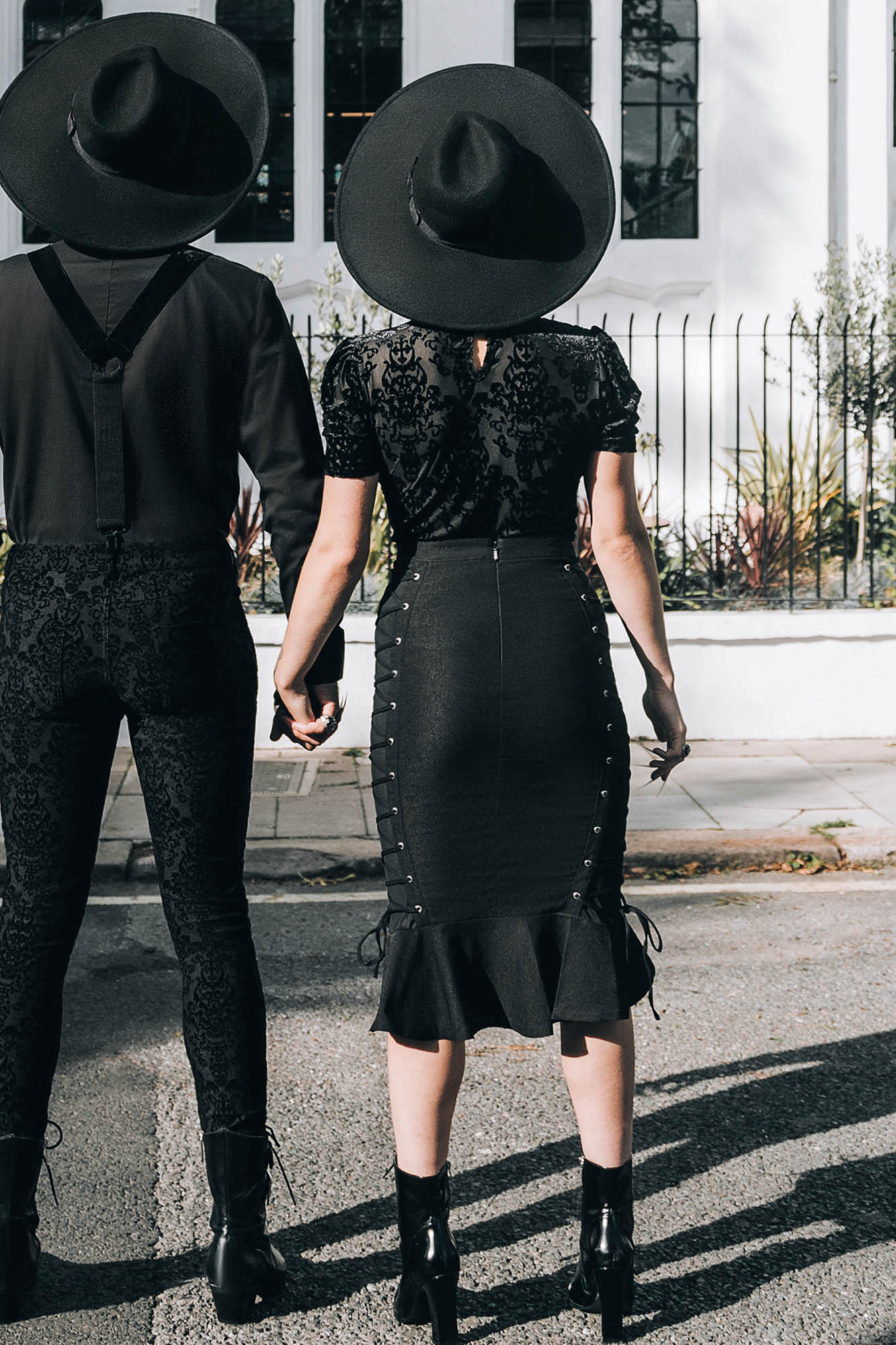Killstar Thelma Velvet Blouse with Puff Sleeves & Ruffles