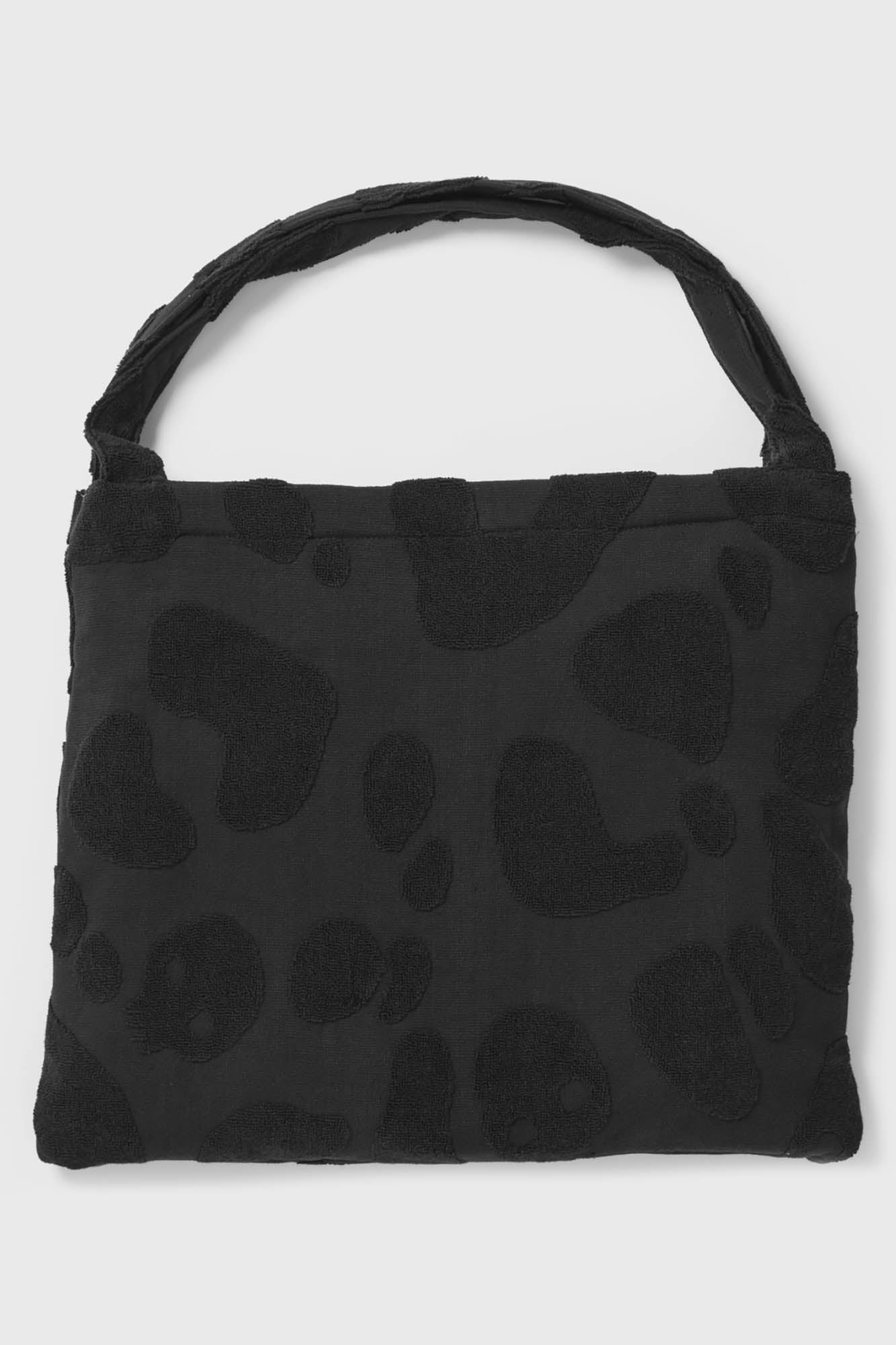 Killstar Leopard Print Beach Towel Bag with Front Pocket