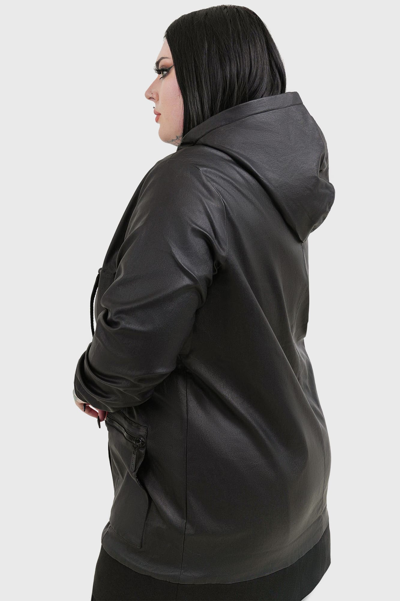 Killstar Miss Doomsday Waterproof Hooded Jacket