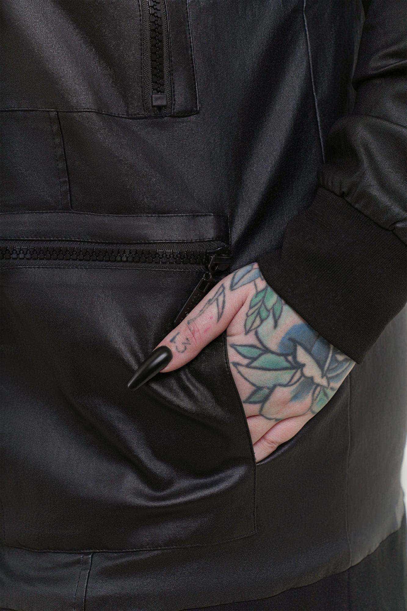 Killstar Miss Doomsday Waterproof Hooded Jacket