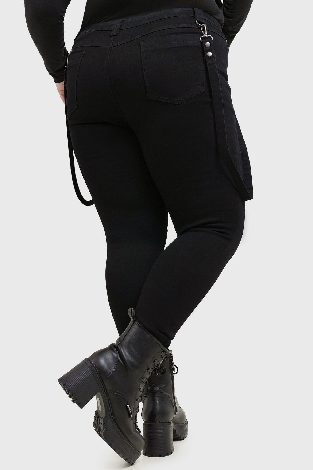 Killstar Baphster Stretch Cotton Jeans with Baphomet Print