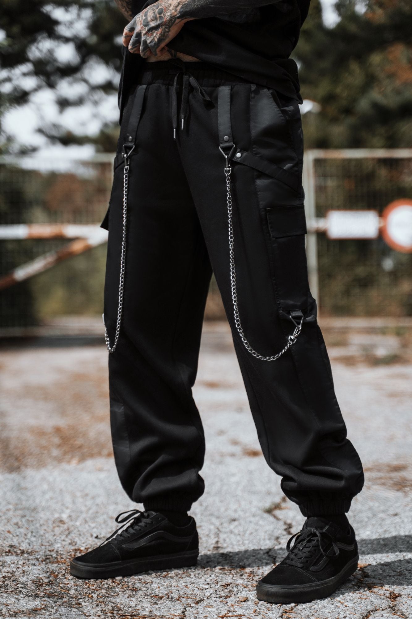 Killstar Brander's Torment Joggers with Detachable Chains
