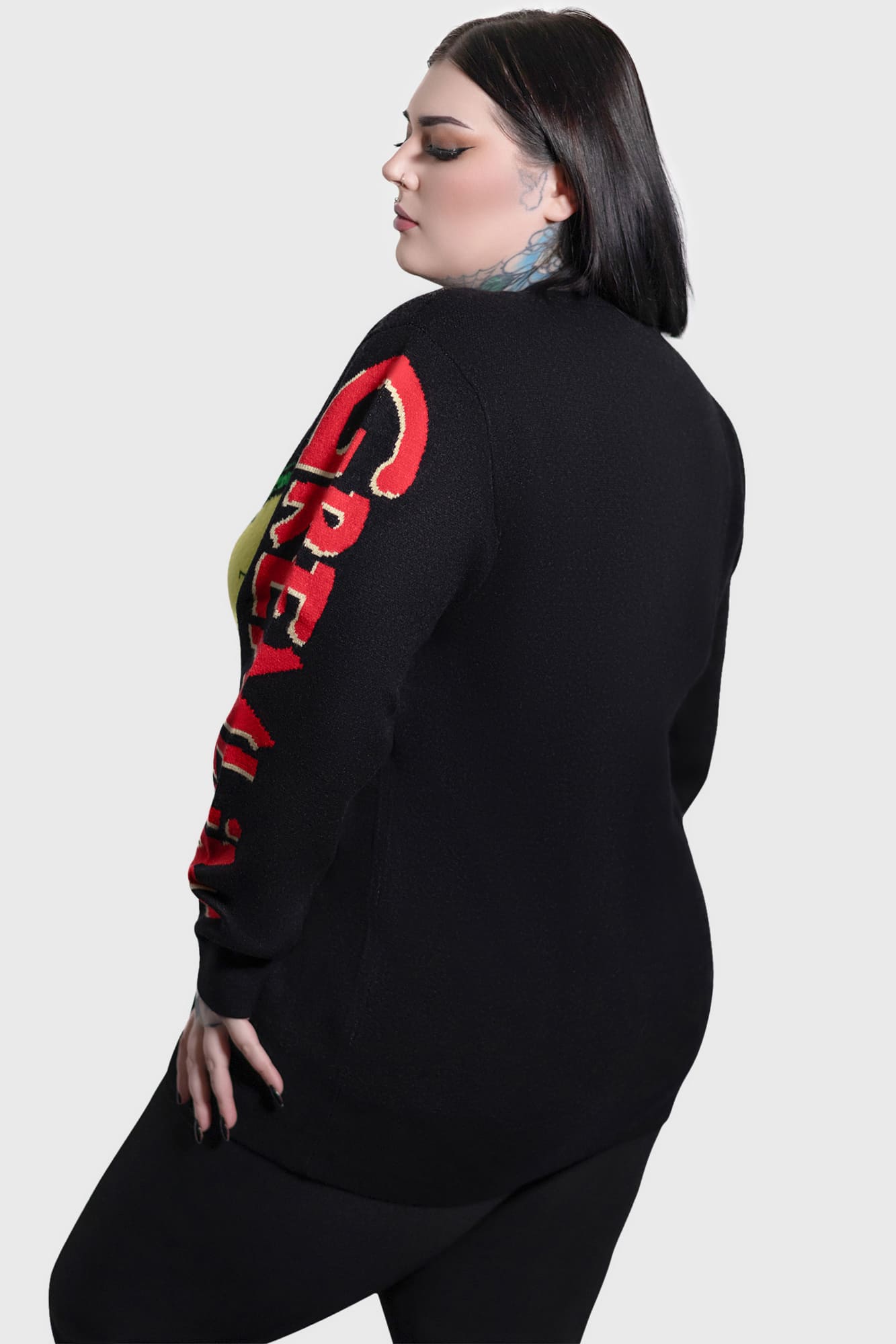 Killstar Gremlins Stripe Knit Sweater - Licensed Crewneck