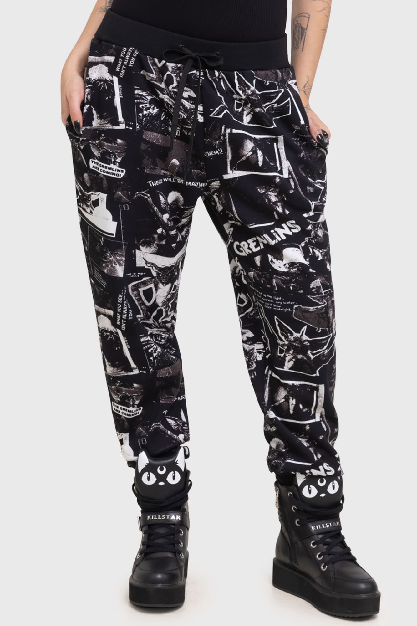 KILLSTAR Gremlins Joggers - Official Licensed Pants with Print