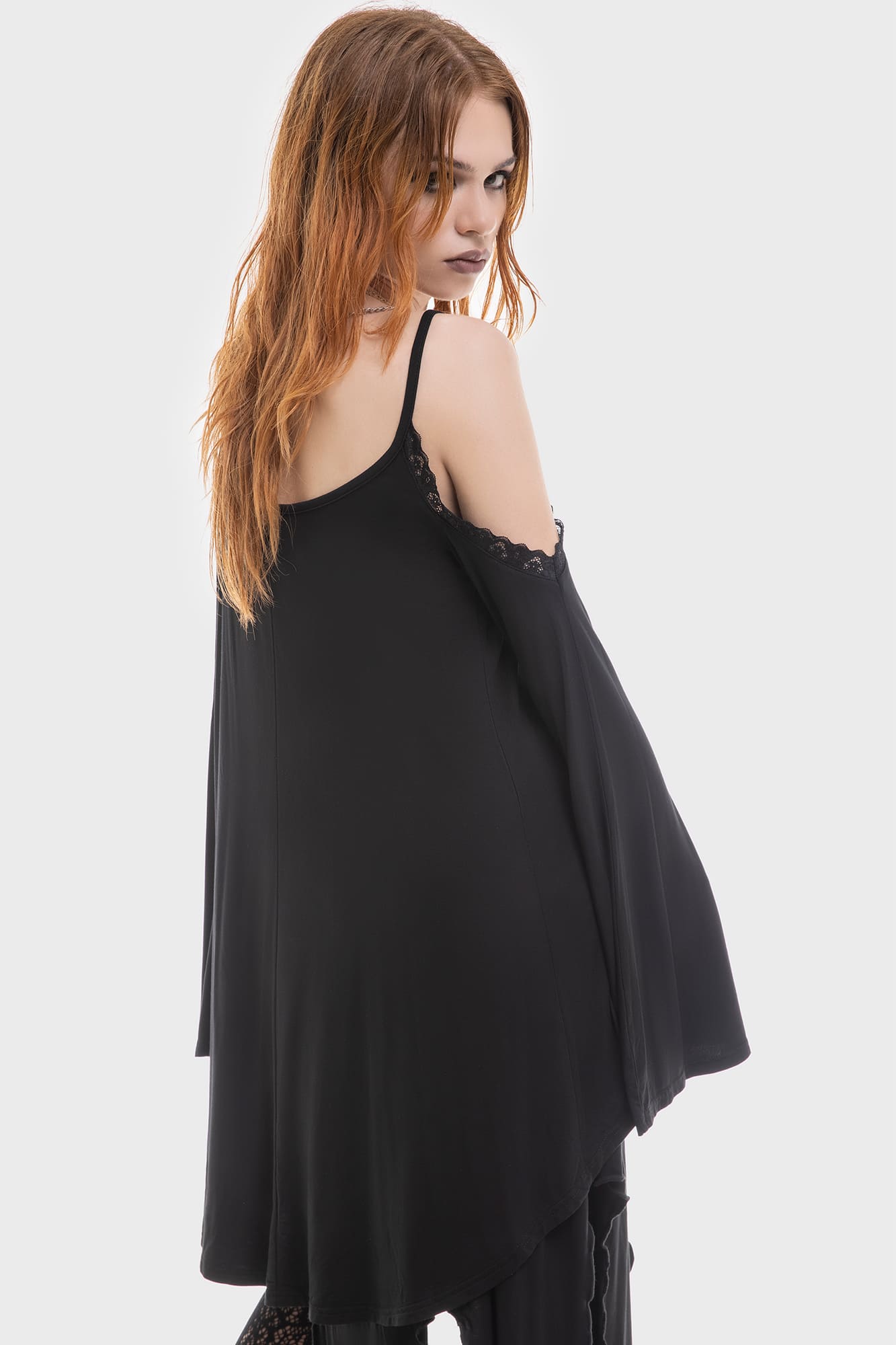 Lost Boys You Must Feed Cold Shoulder Tunic Top