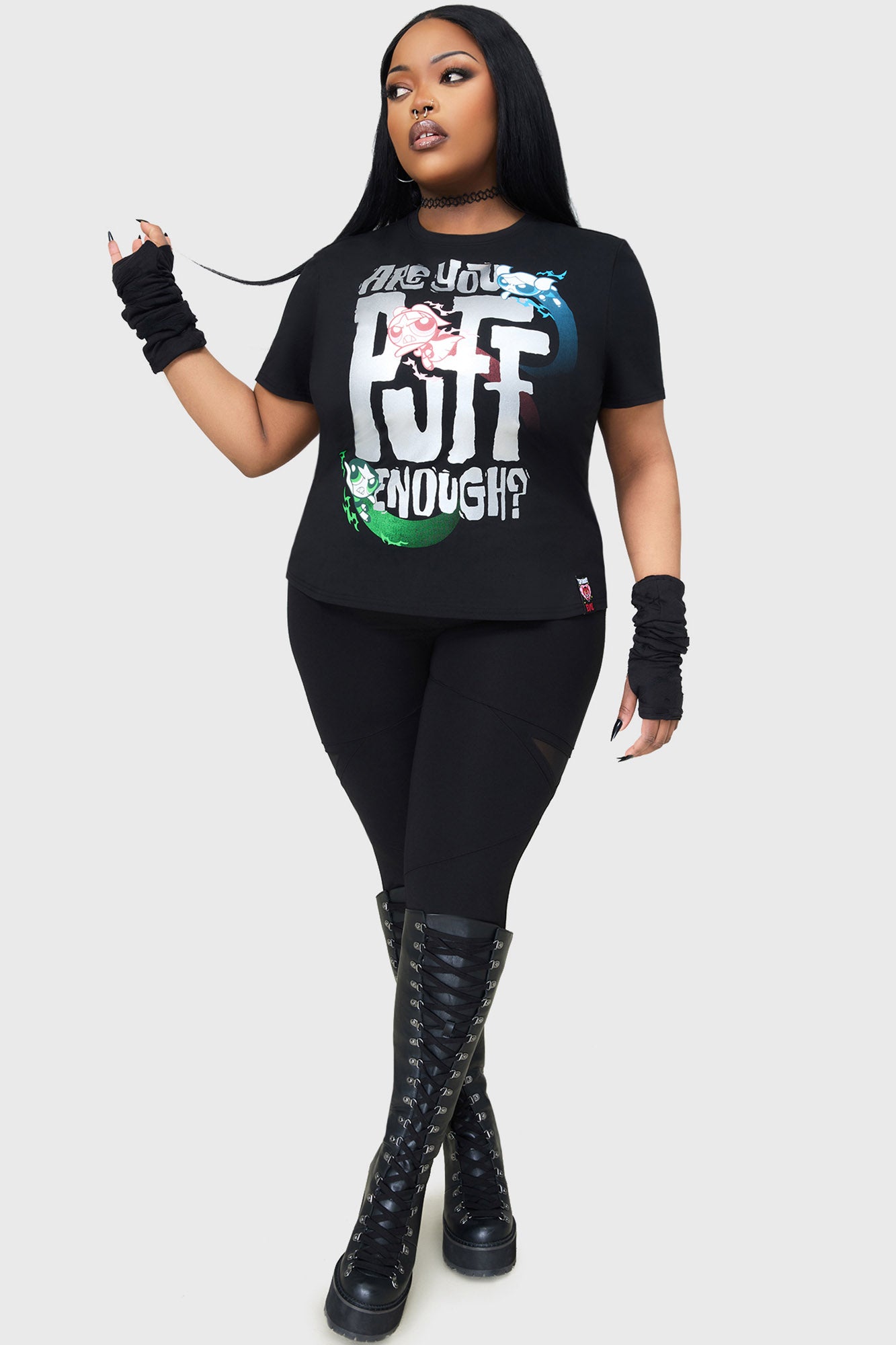 Killstar Powerpuff Girls Puff Enough Cotton T-Shirt