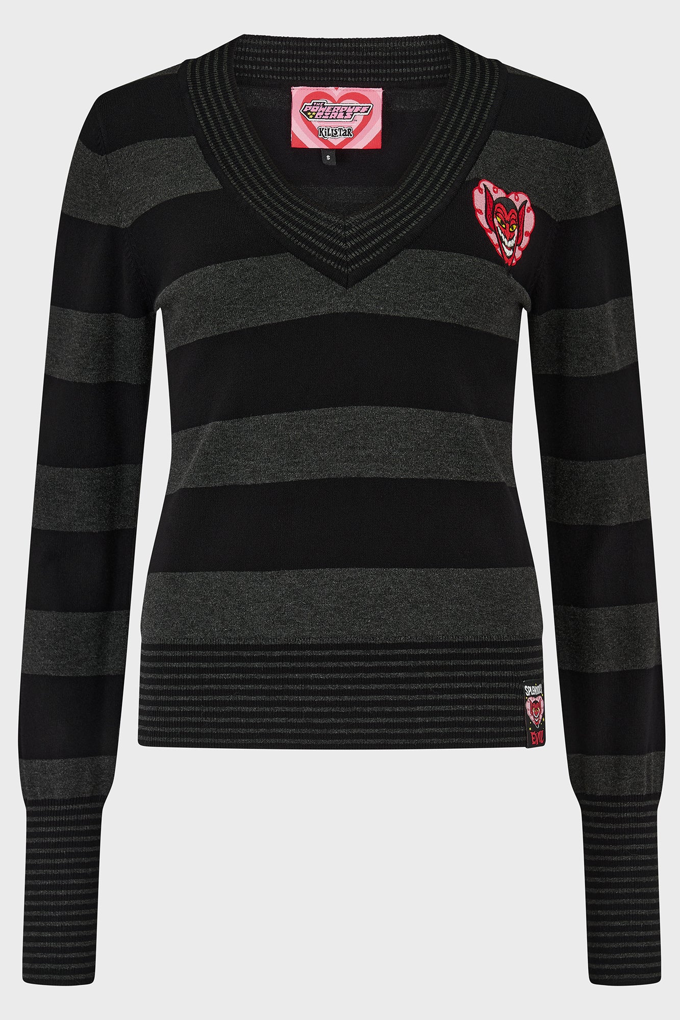 HIM Knitted Top - Official Licensed Gothic Embroidered Shirt