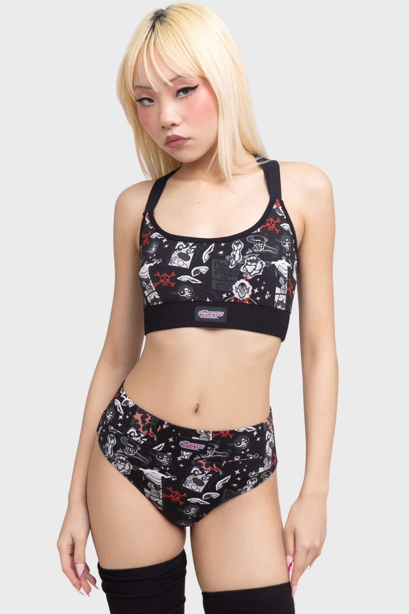 Powerpuff Girls We Want To Fight Bralet - Killstar Licensed Top