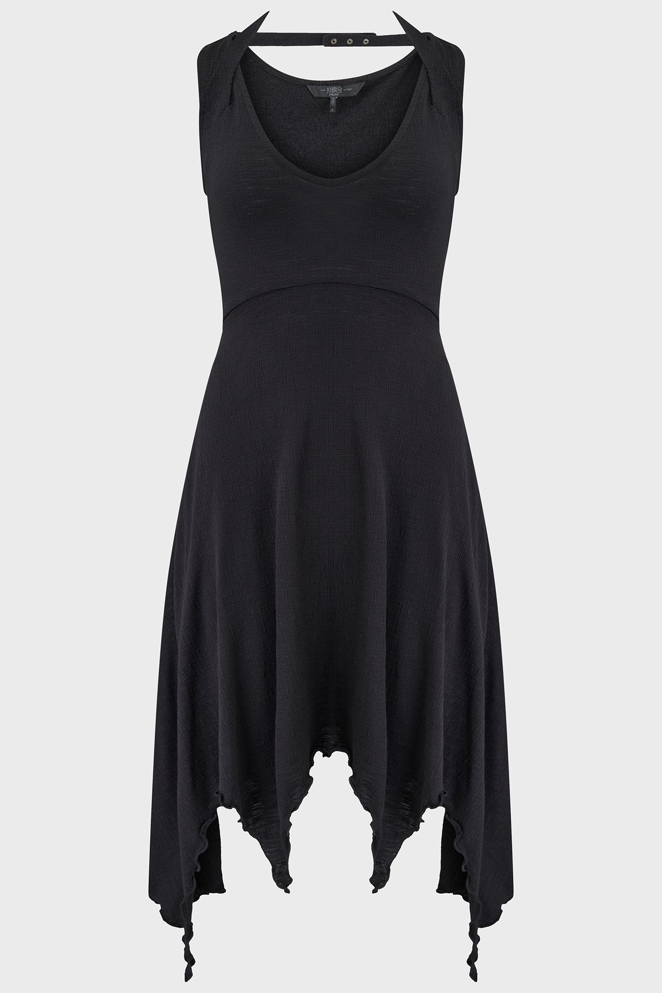 Killstar Desoluna Halter Neck Mini Dress - Stretch Jersey