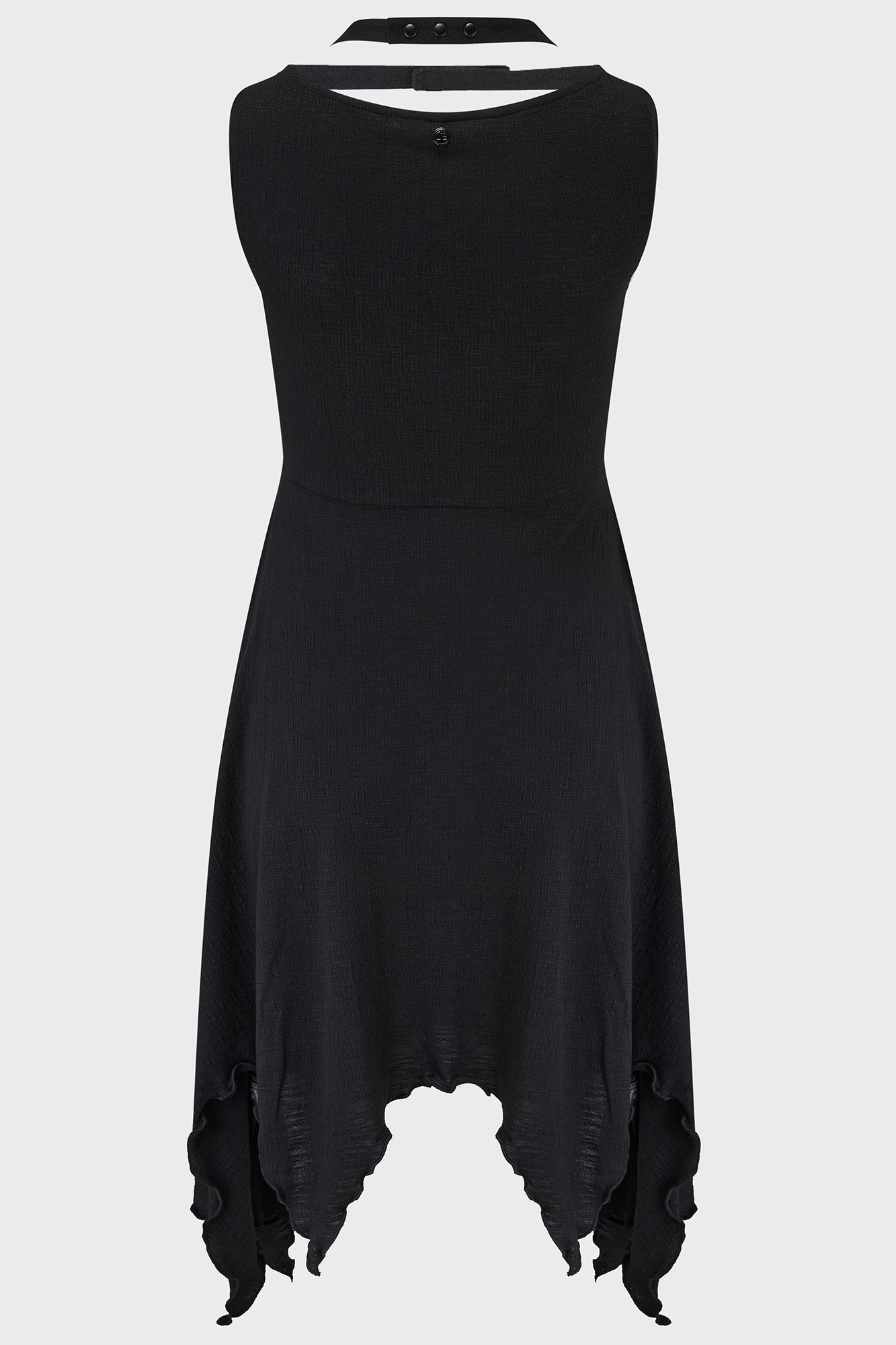 Killstar Desoluna Halter Neck Mini Dress - Stretch Jersey