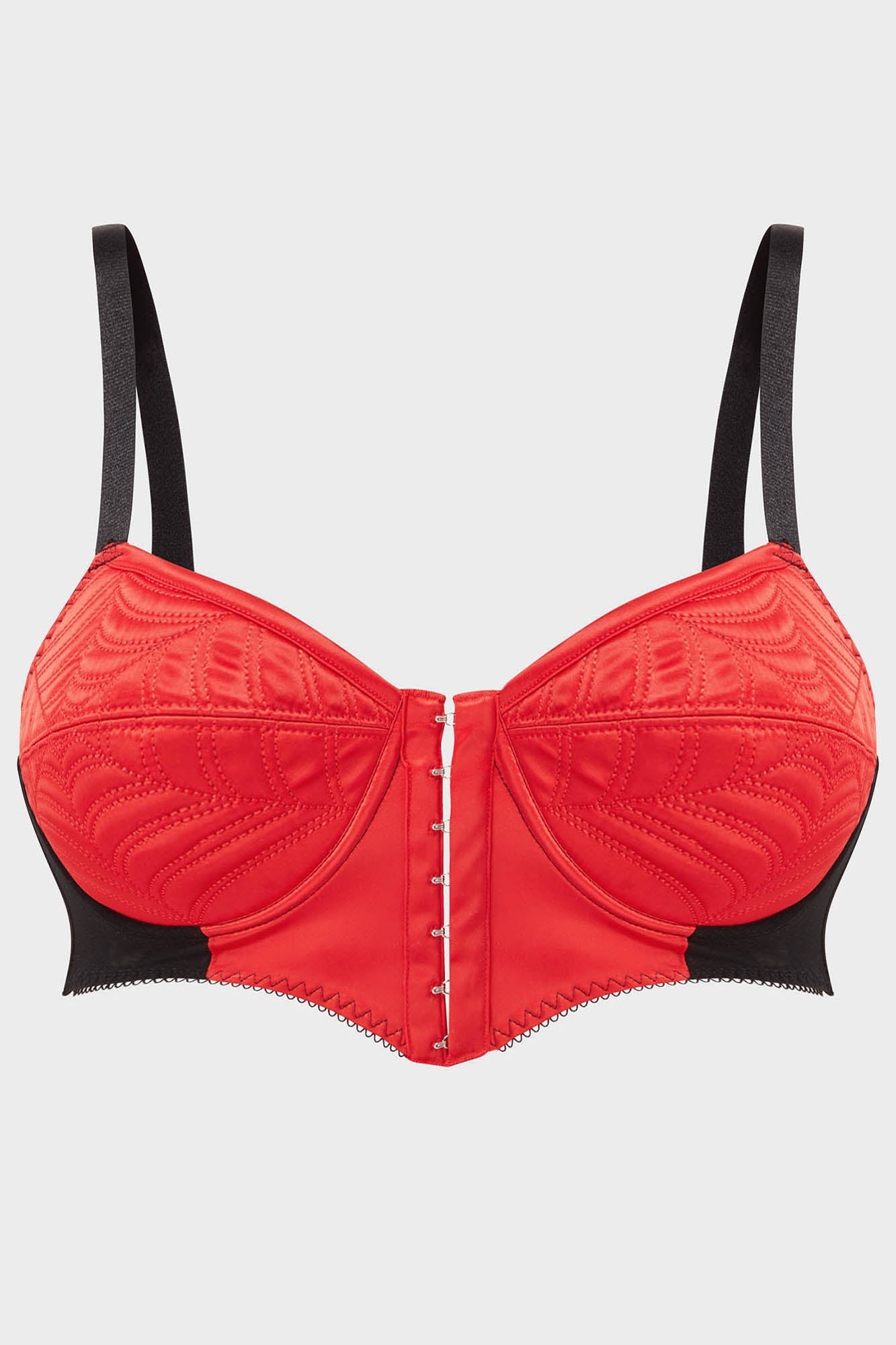 Killstar Scarlet Webutant Underwire Bullet Bra with Spiderweb Detail