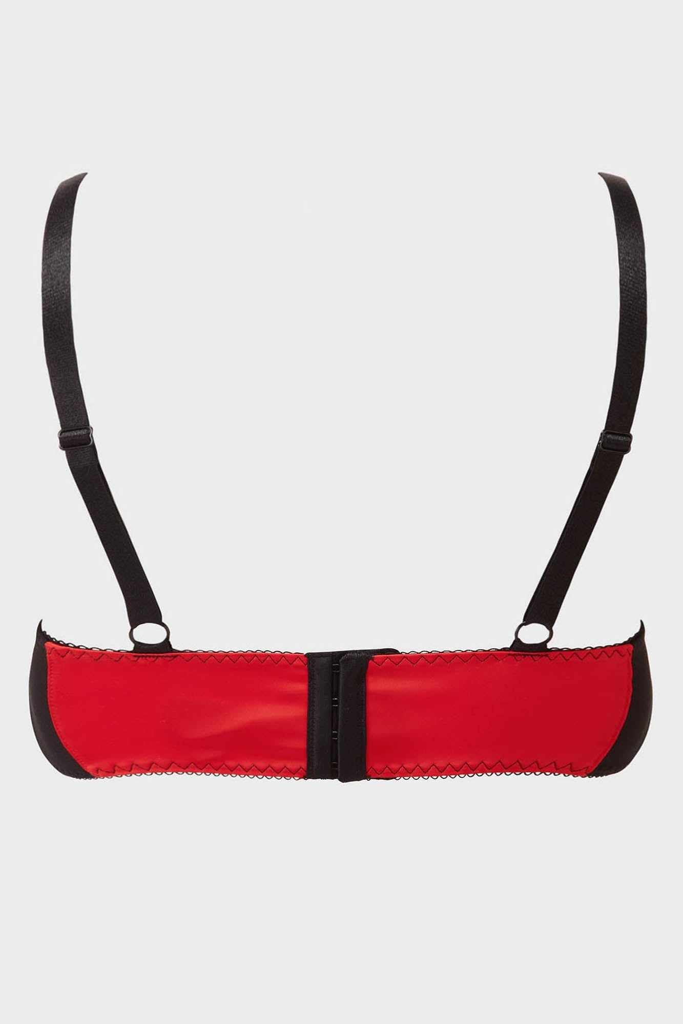 Killstar Scarlet Webutant Underwire Bullet Bra with Spiderweb Detail