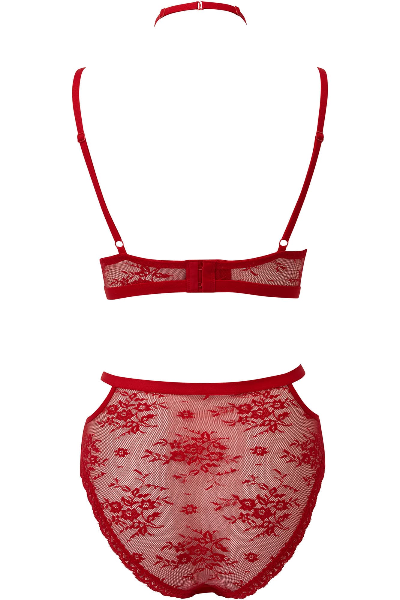Killstar Sheer Evil Gothic Lace Panty - High Waisted Floral Cut-Out