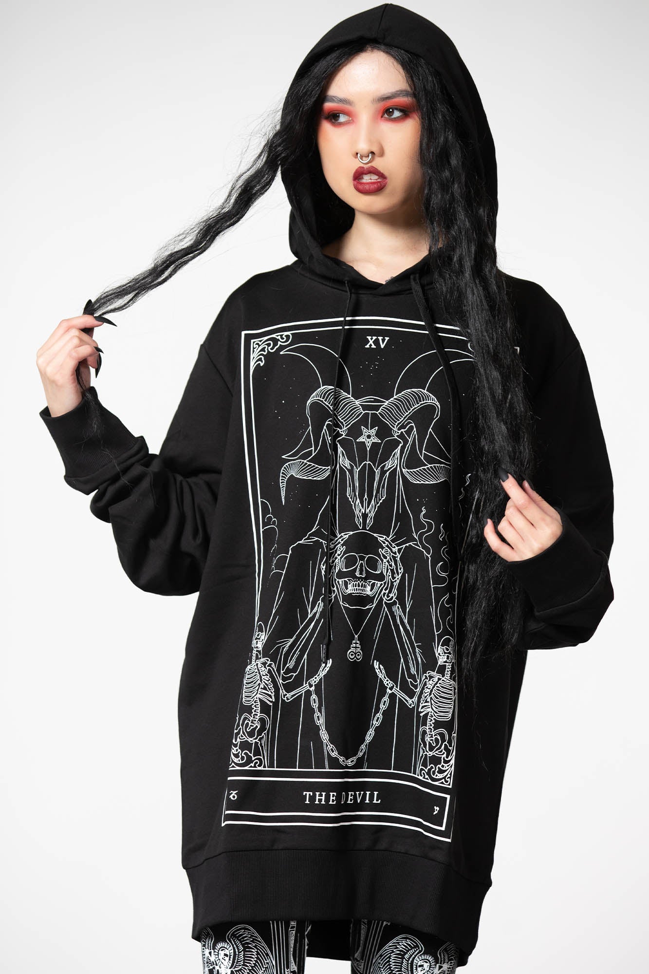 Killstar Soul Card Cotton Hoodie - Unisex Fit with Custom Print
