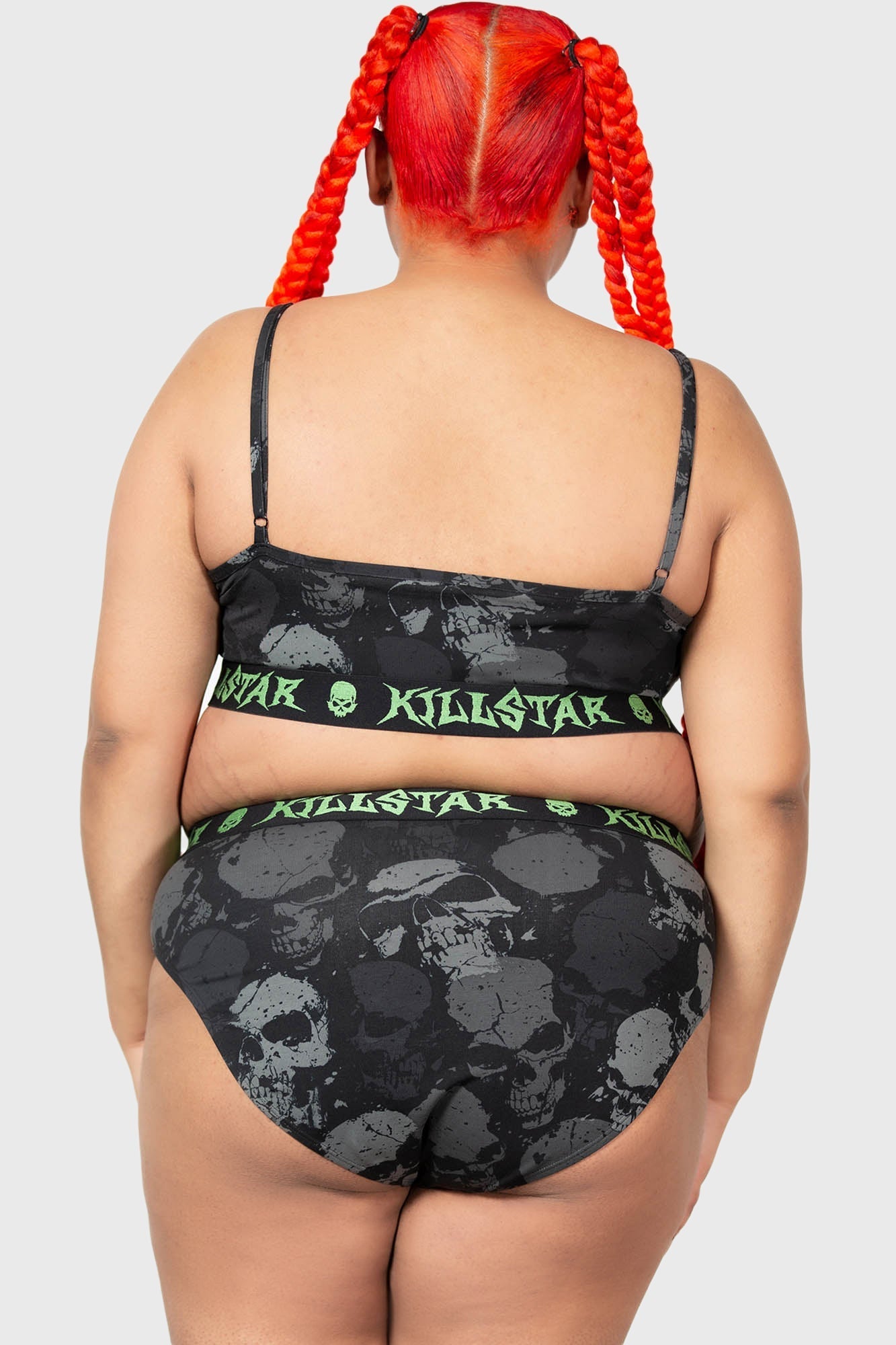 Killstar Tzompantli Cotton Bikini Panties - Gothic Design