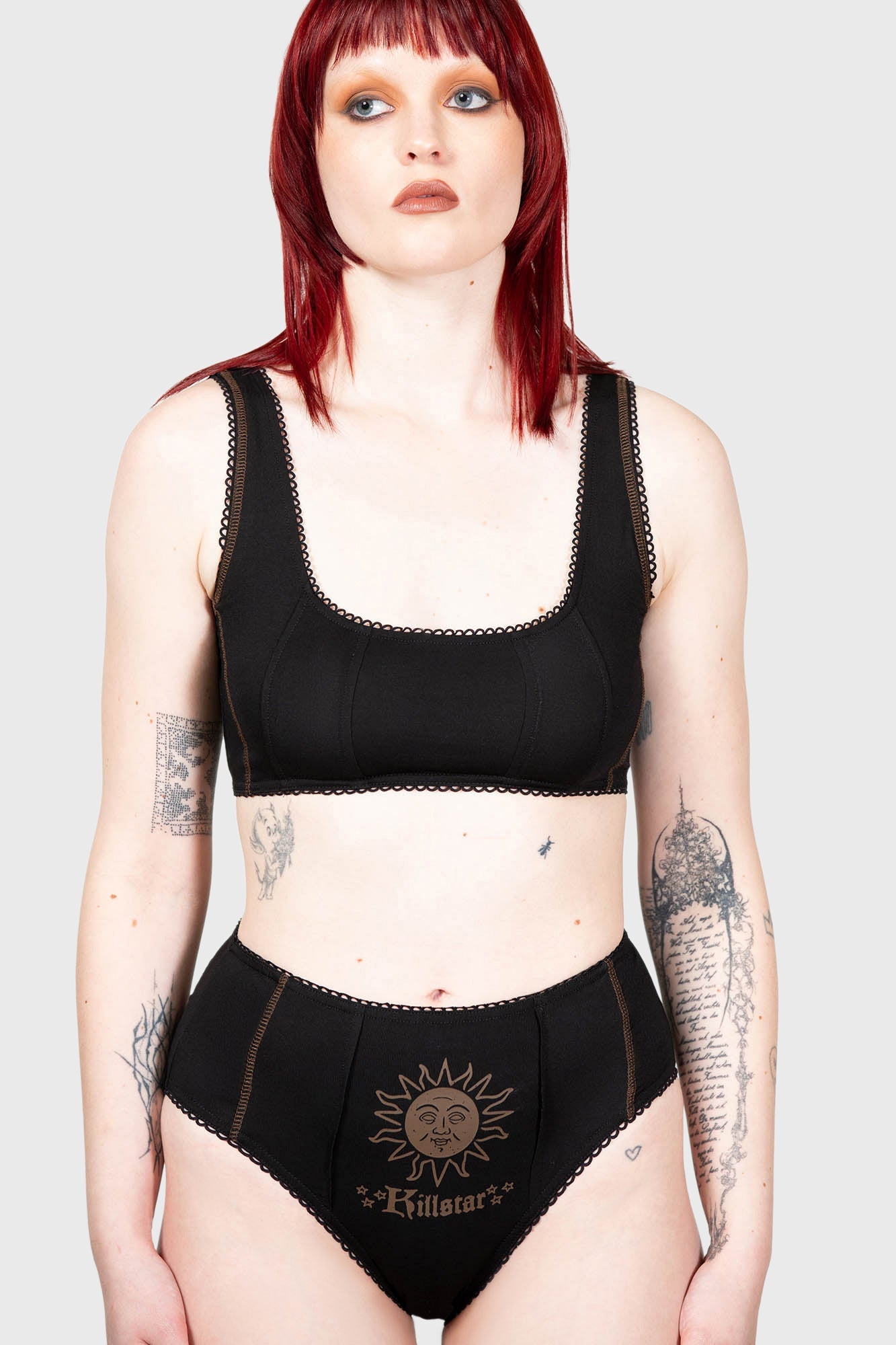 Killstar Solar Solstice Bralette - Soft Stretch Square Neck