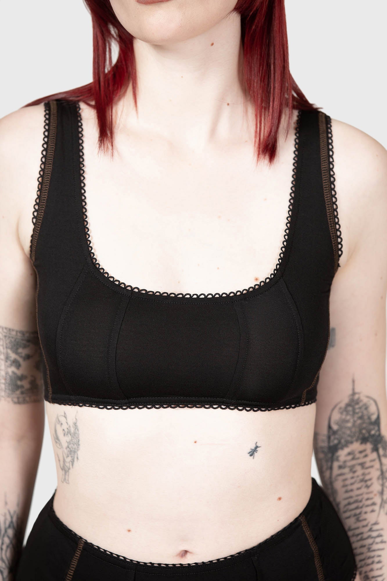 Killstar Solar Solstice Bralette - Soft Stretch Square Neck
