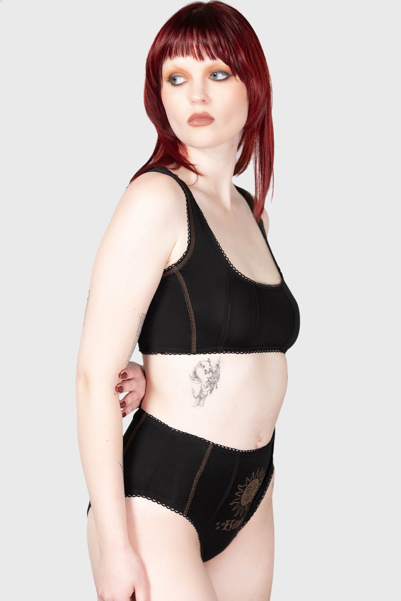 Killstar Solar Solstice Bralette - Soft Stretch Square Neck