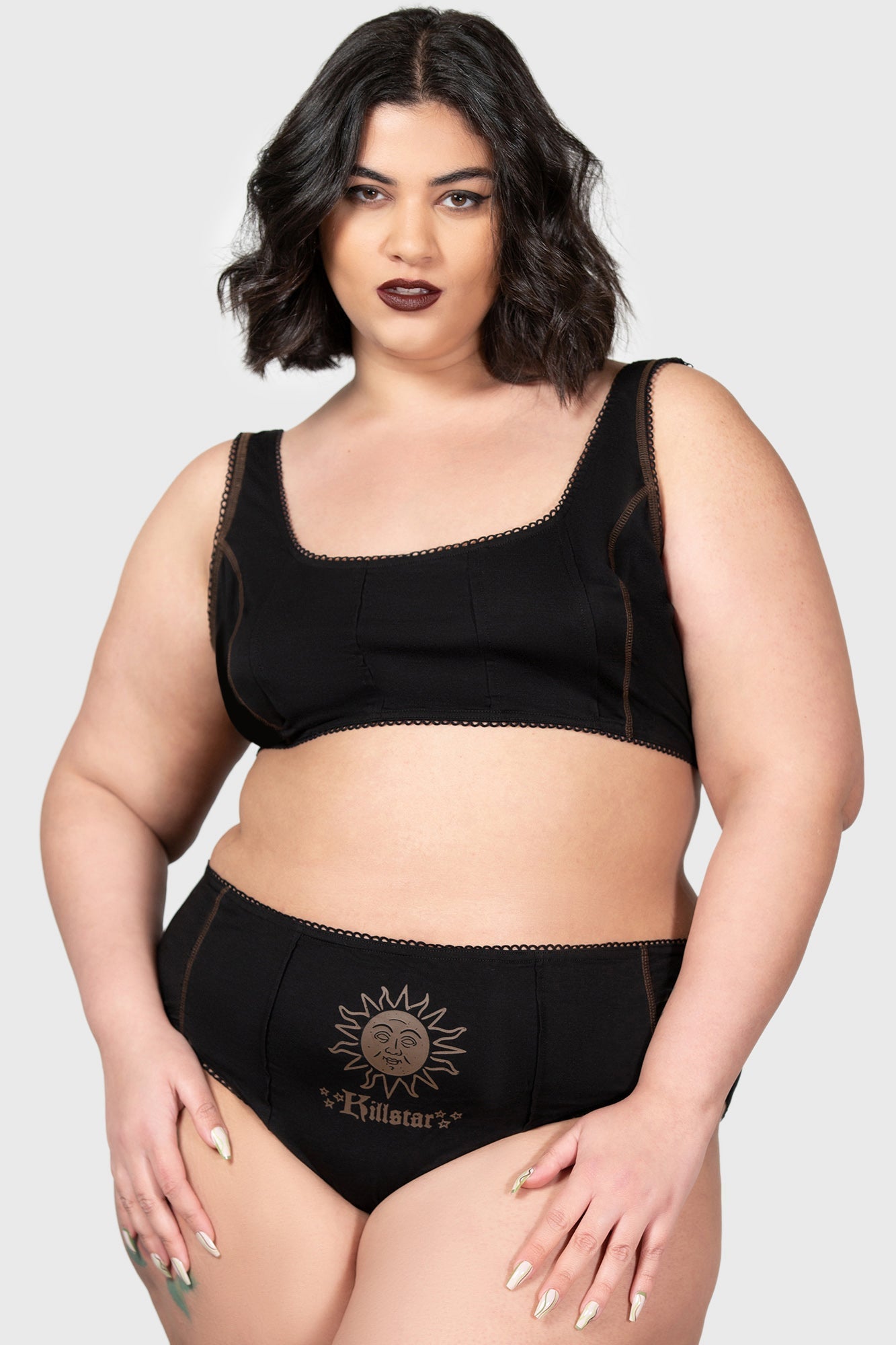 Killstar Solar Solstice Bralette - Soft Stretch Square Neck