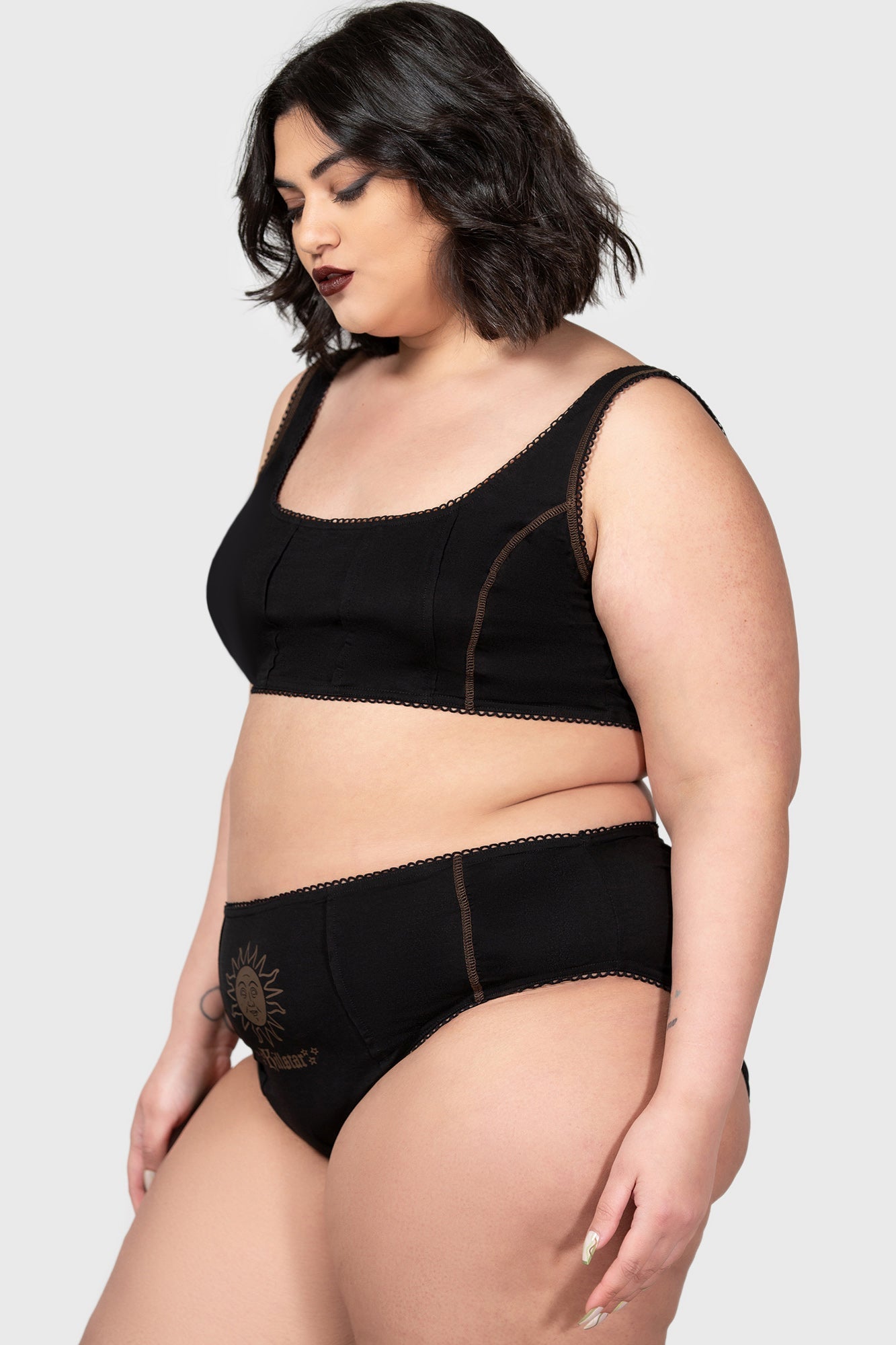 Killstar Solar Solstice Bralette - Soft Stretch Square Neck