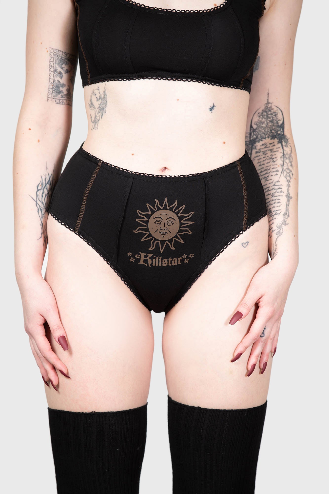 Killstar Solar Solstice Panty with Sun Graphic & Cotton Lining