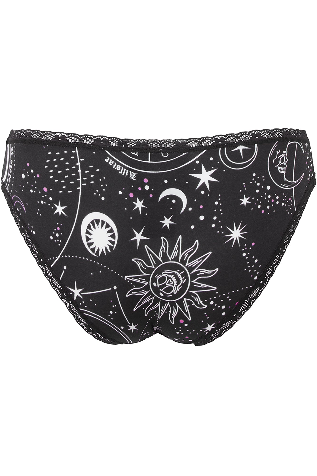Killstar Eclipse Lace Panty - Soft Stretch Fabric, Cotton Lined Gusset