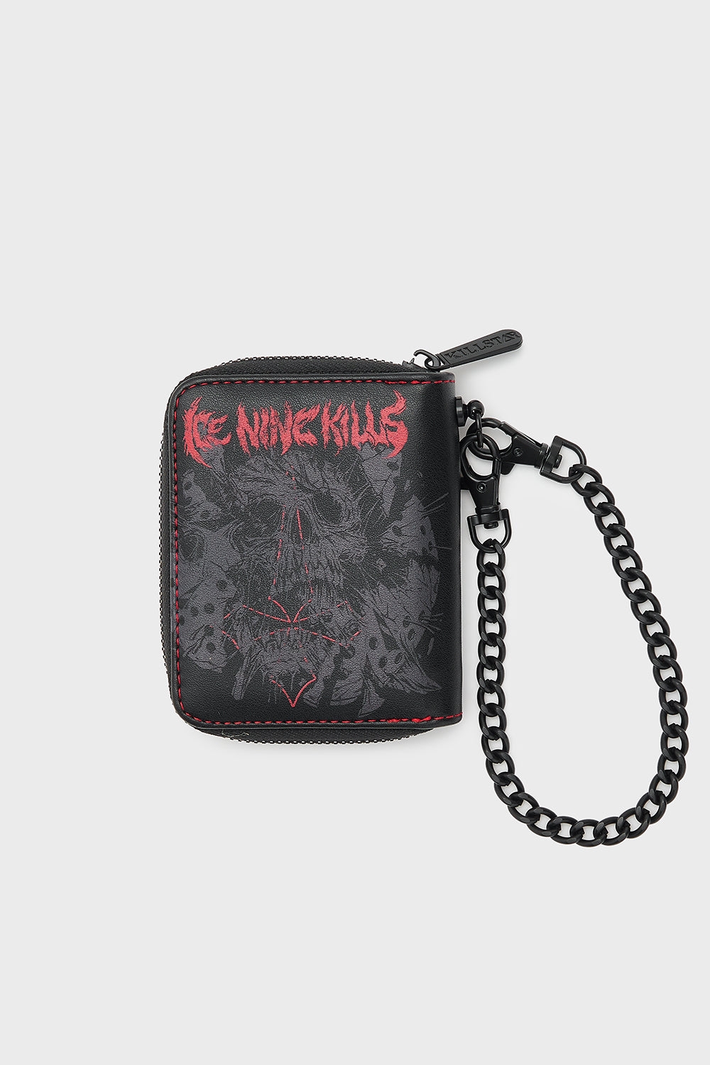 ICE NINE KILLS Licensed Wallet with Chain & Zip Fastening