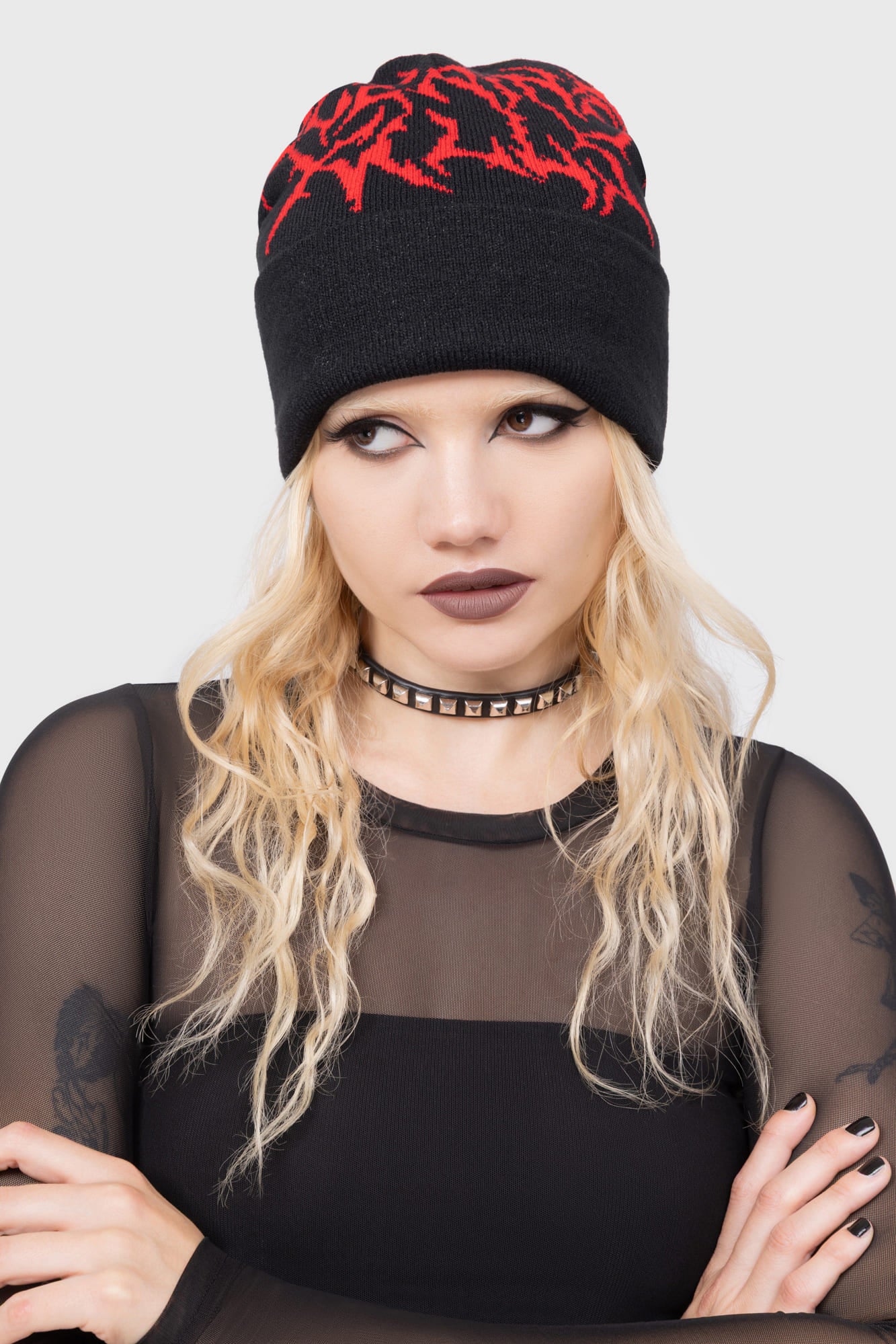 ICE NINE KILLS Logo Beanie - Soft Stretch Knit Hat
