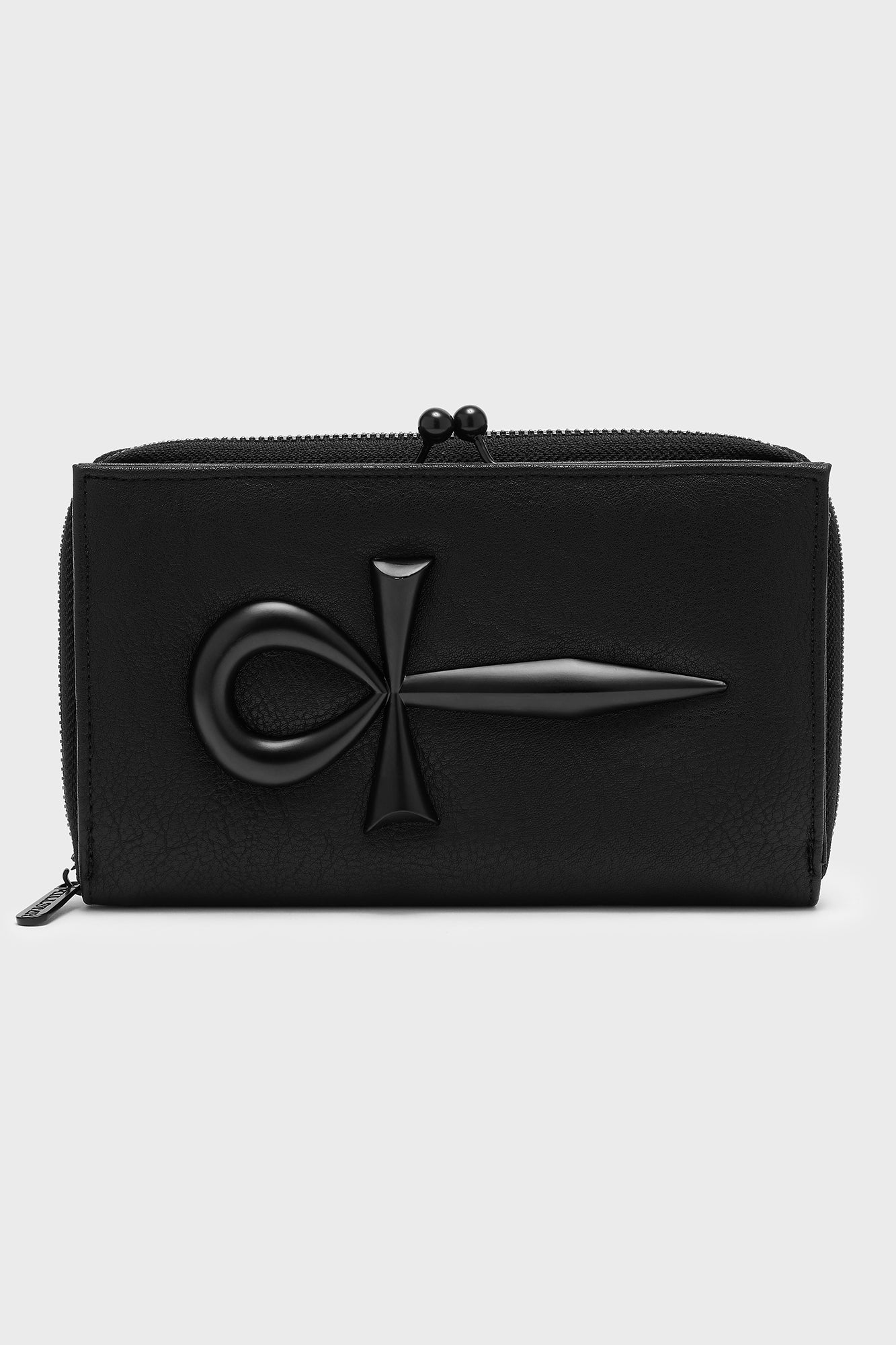 Ankhtration Ankh Wallet with Zip Fastening & Card Compartments