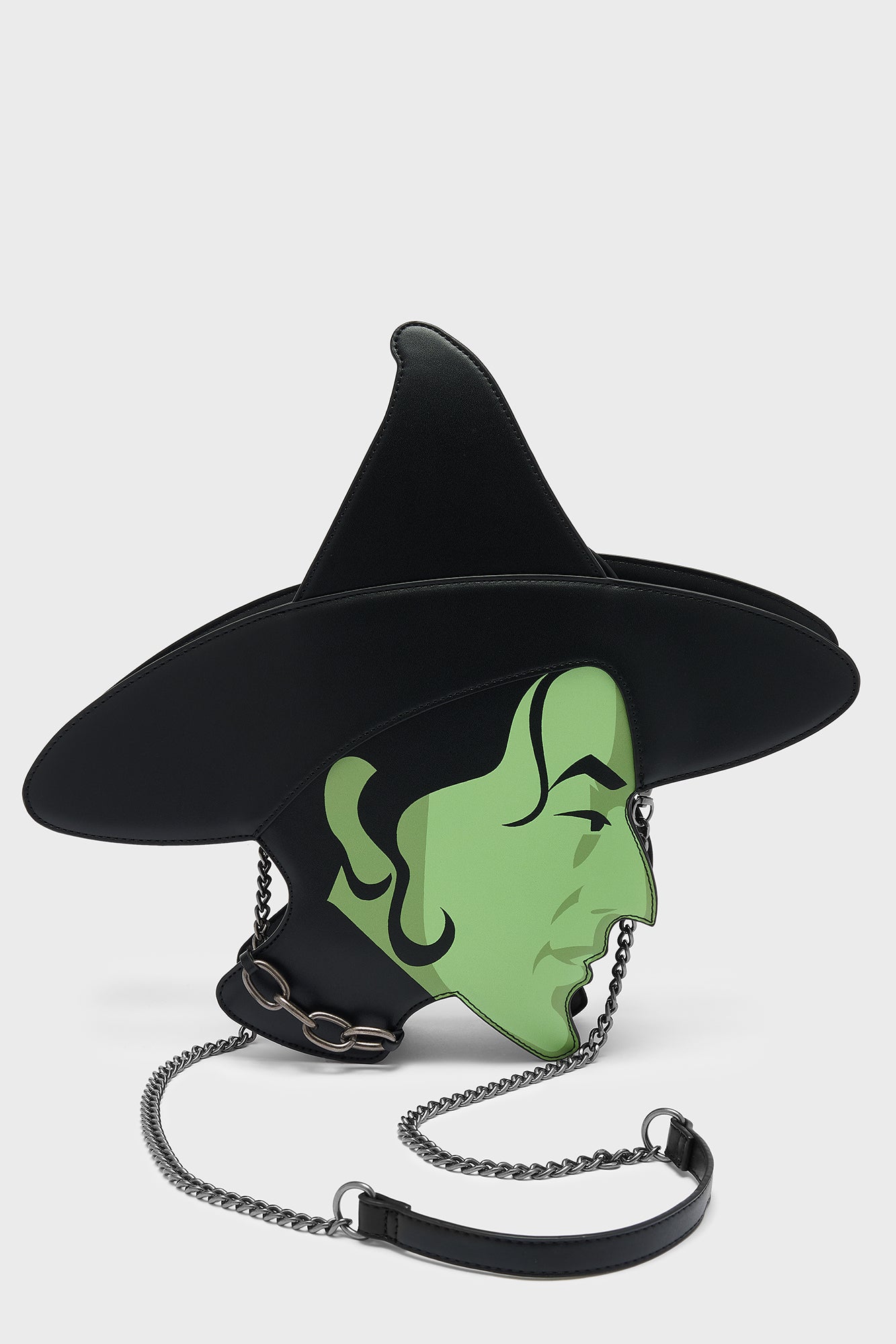 Killstar Wicked Witch PU Leather Handbag with Chain Strap