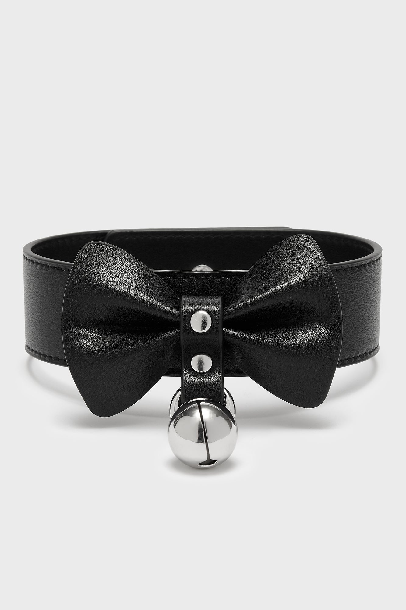Killstar Lil Vampurr PU Choker with Bow & Bell