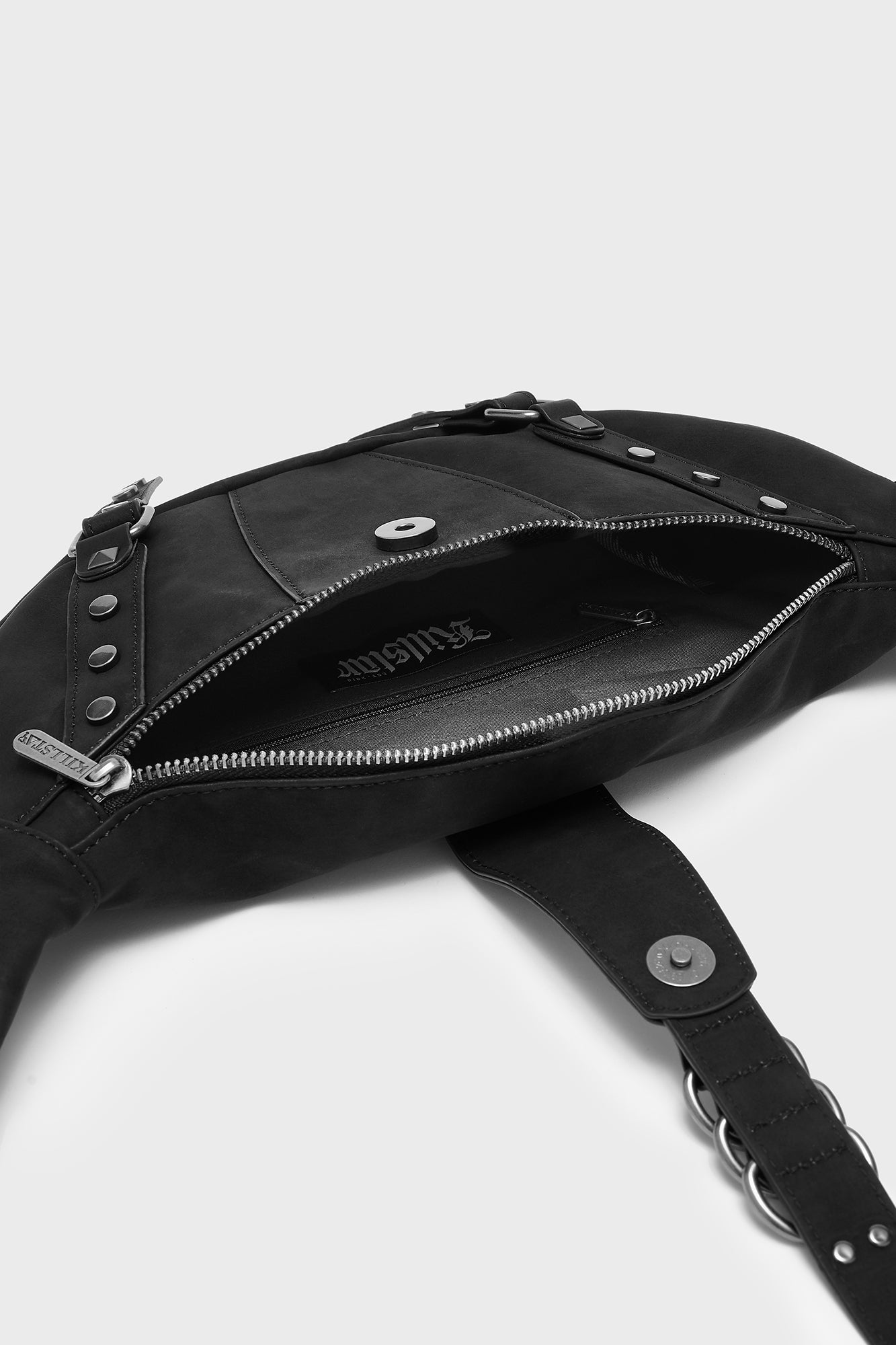 Killstar Rust & Bones Adjustable Waist Bag with Pockets