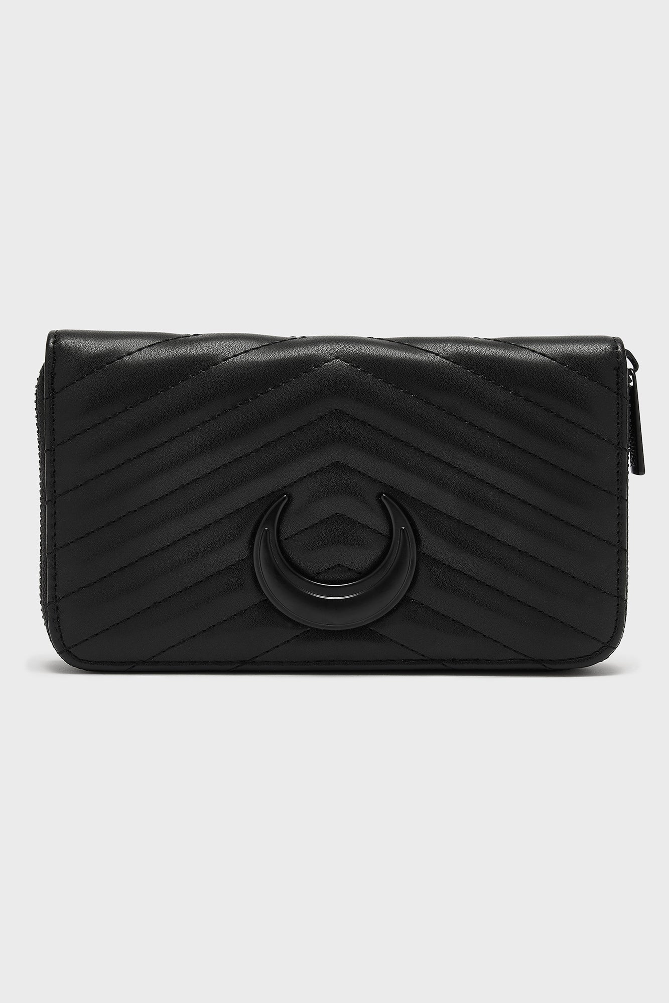 Moonthorn PU Leather Wallet with Metal Hardware & Card Slots