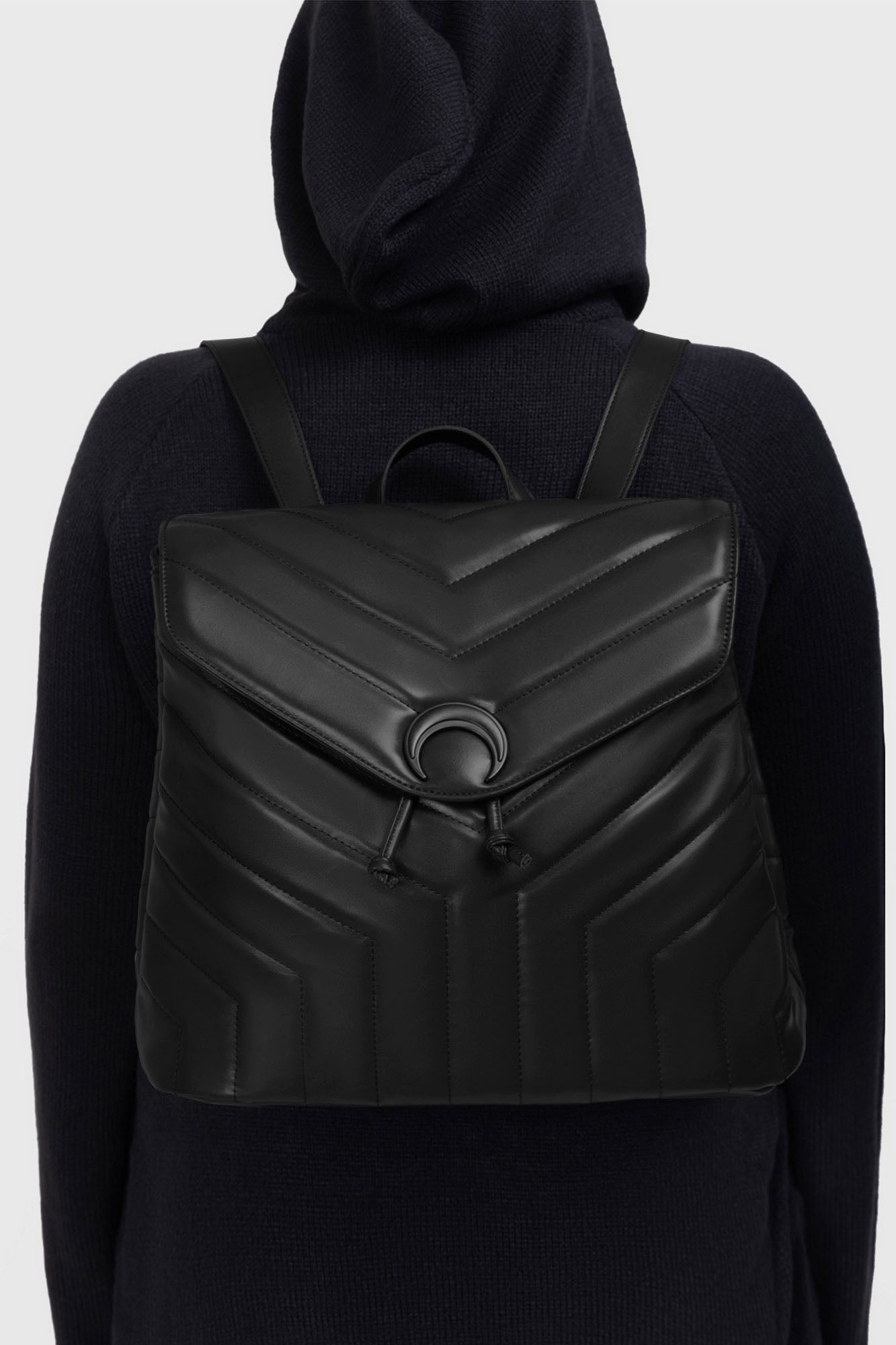 Noctloom PU Backpack with Adjustable Straps & Inner Pockets