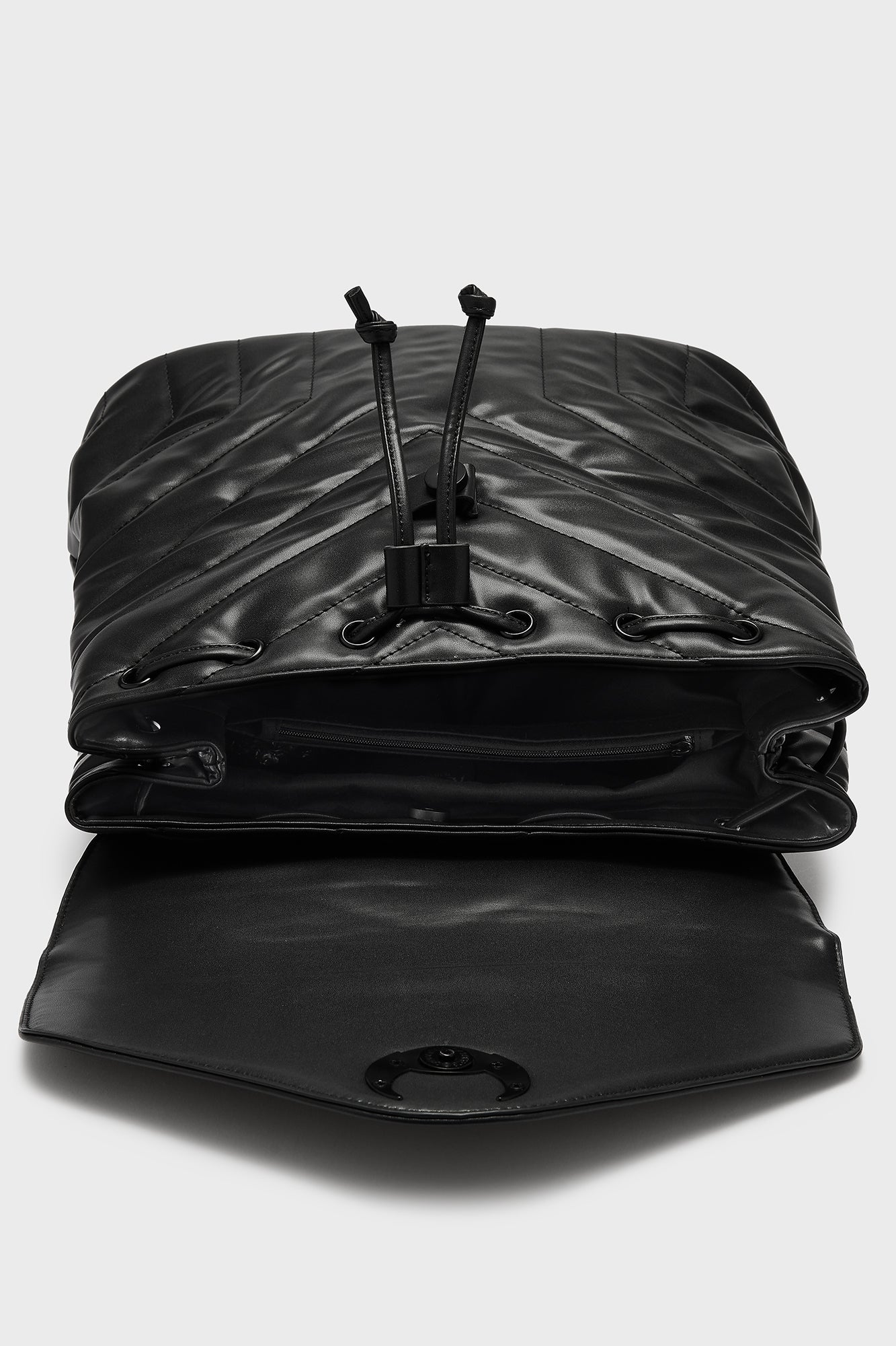 Noctloom PU Backpack with Adjustable Straps & Inner Pockets