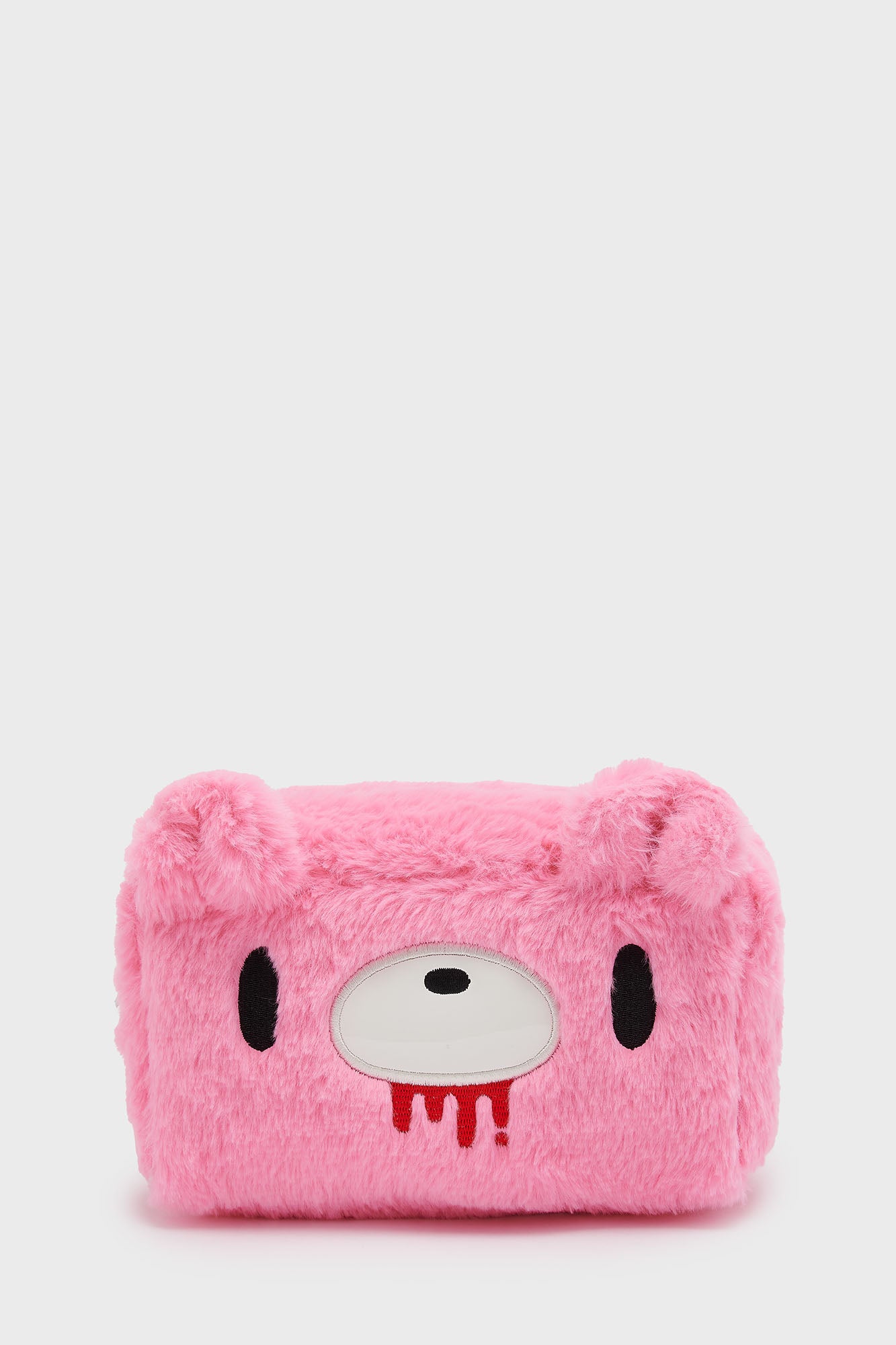 Killstar Gloomy Bear Fluffy Wash Bag - Gothic Toiletry Pouch