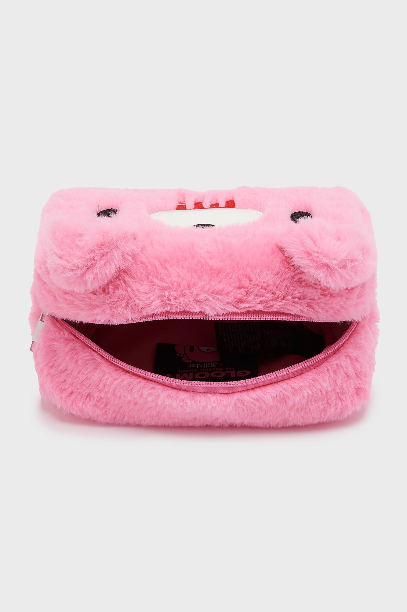 Killstar Gloomy Bear Fluffy Wash Bag - Gothic Toiletry Pouch
