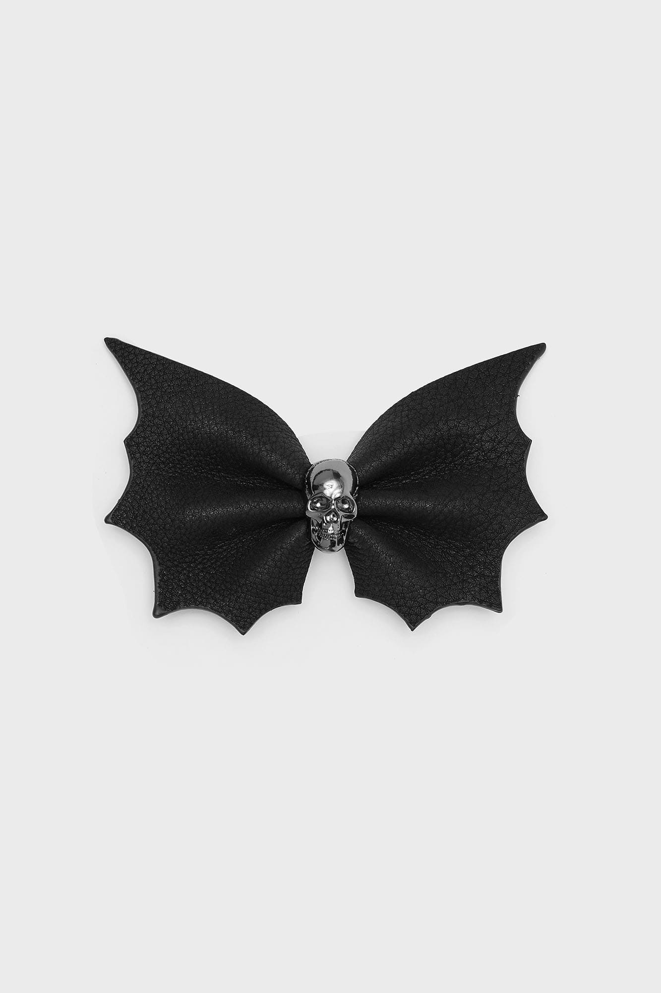 Killstar Eye Bat Skull Barrette Hair Clip - Gothic PU Accessory